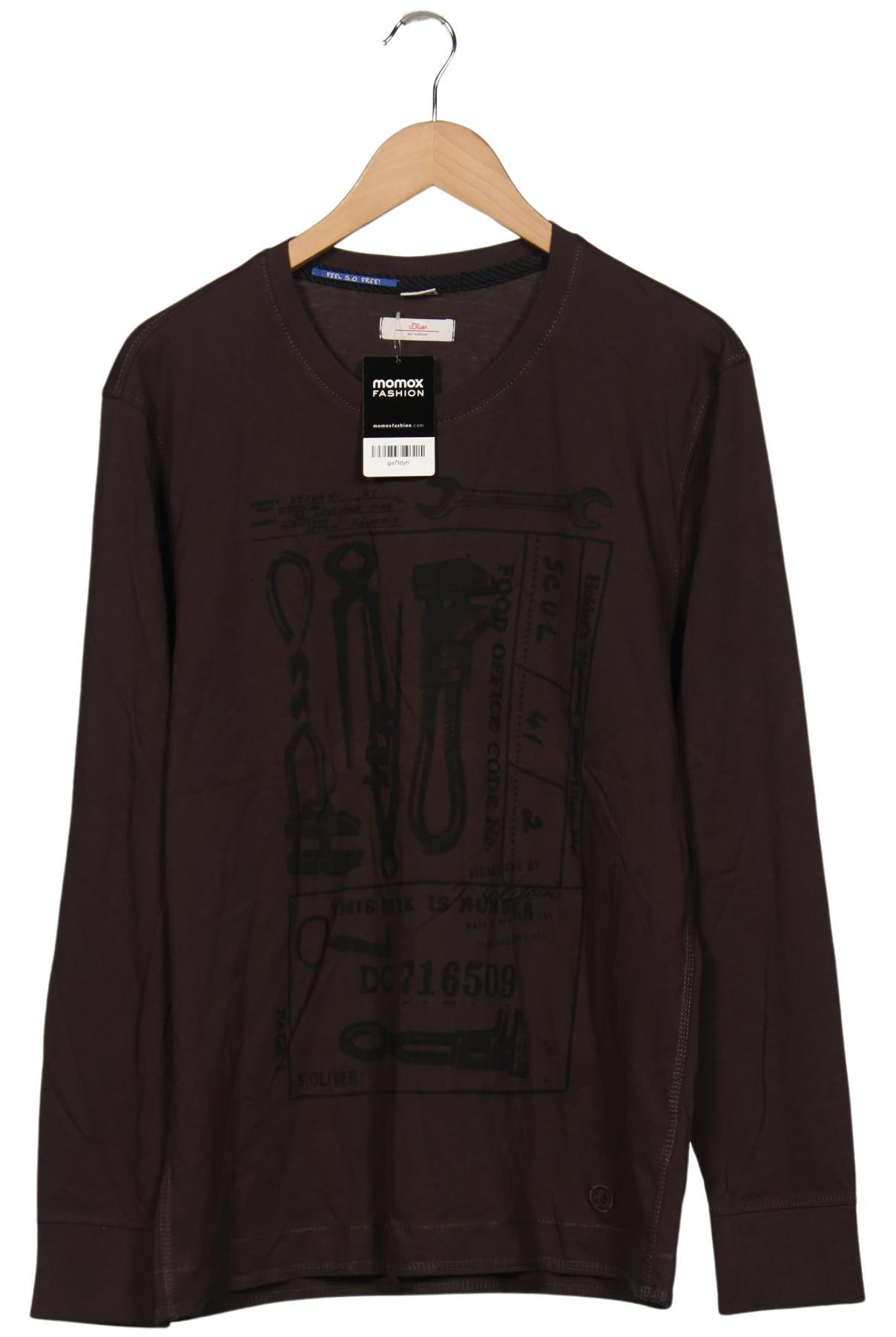 

s.Oliver Herren Langarmshirt, grau, Gr. 54