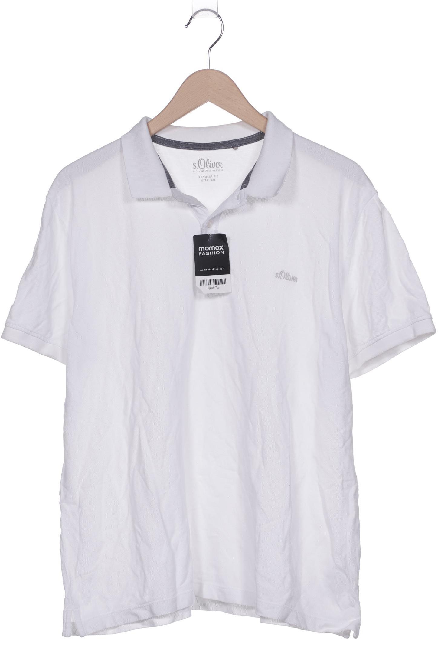 

s.Oliver Herren Poloshirt, weiß, Gr. 56