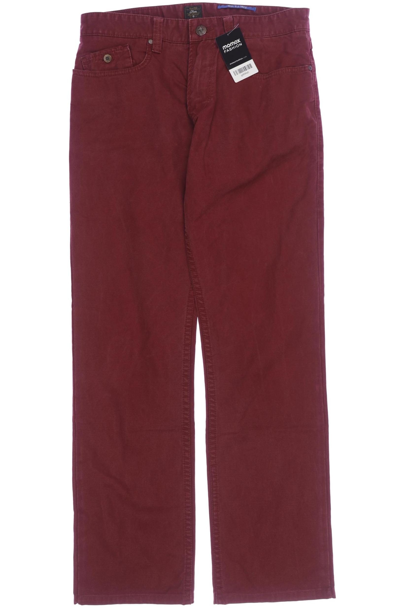 

s.Oliver Herren Jeans, bordeaux, Gr. 32