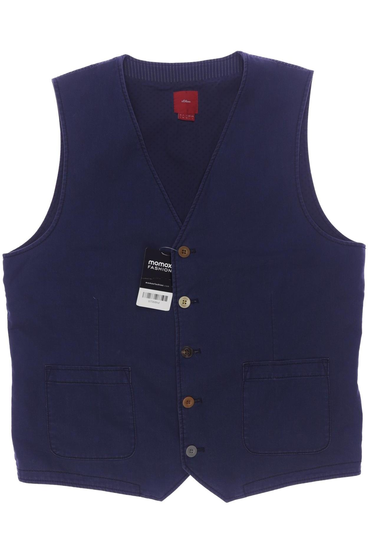 

s.Oliver Herren Weste, marineblau, Gr. 52