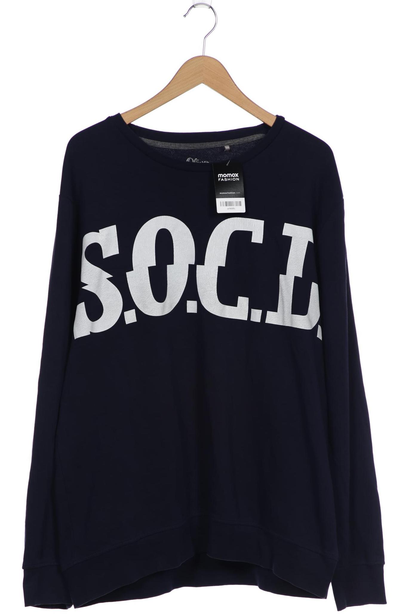 

s.Oliver Herren Sweatshirt, marineblau, Gr. 56