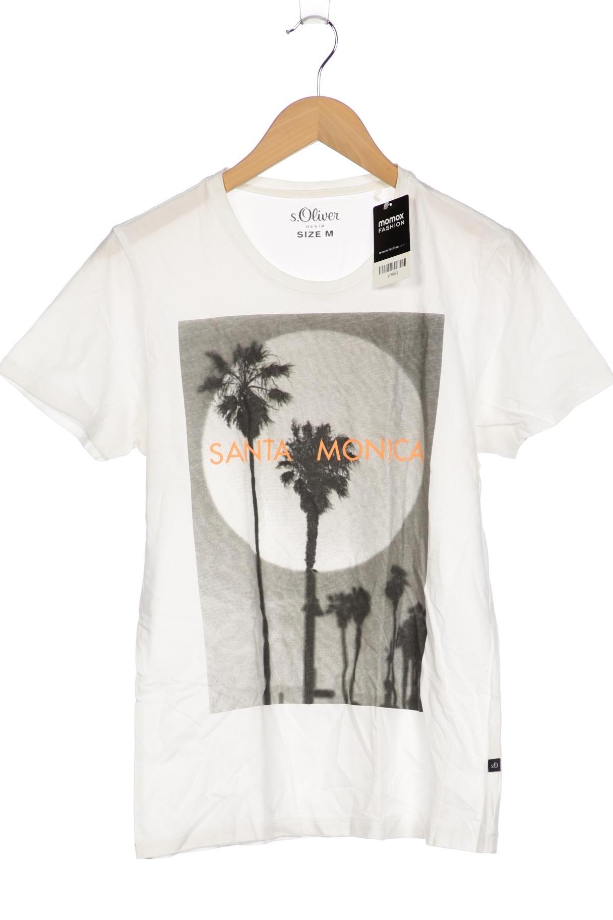 

s.Oliver Herren T-Shirt, weiß, Gr. 48