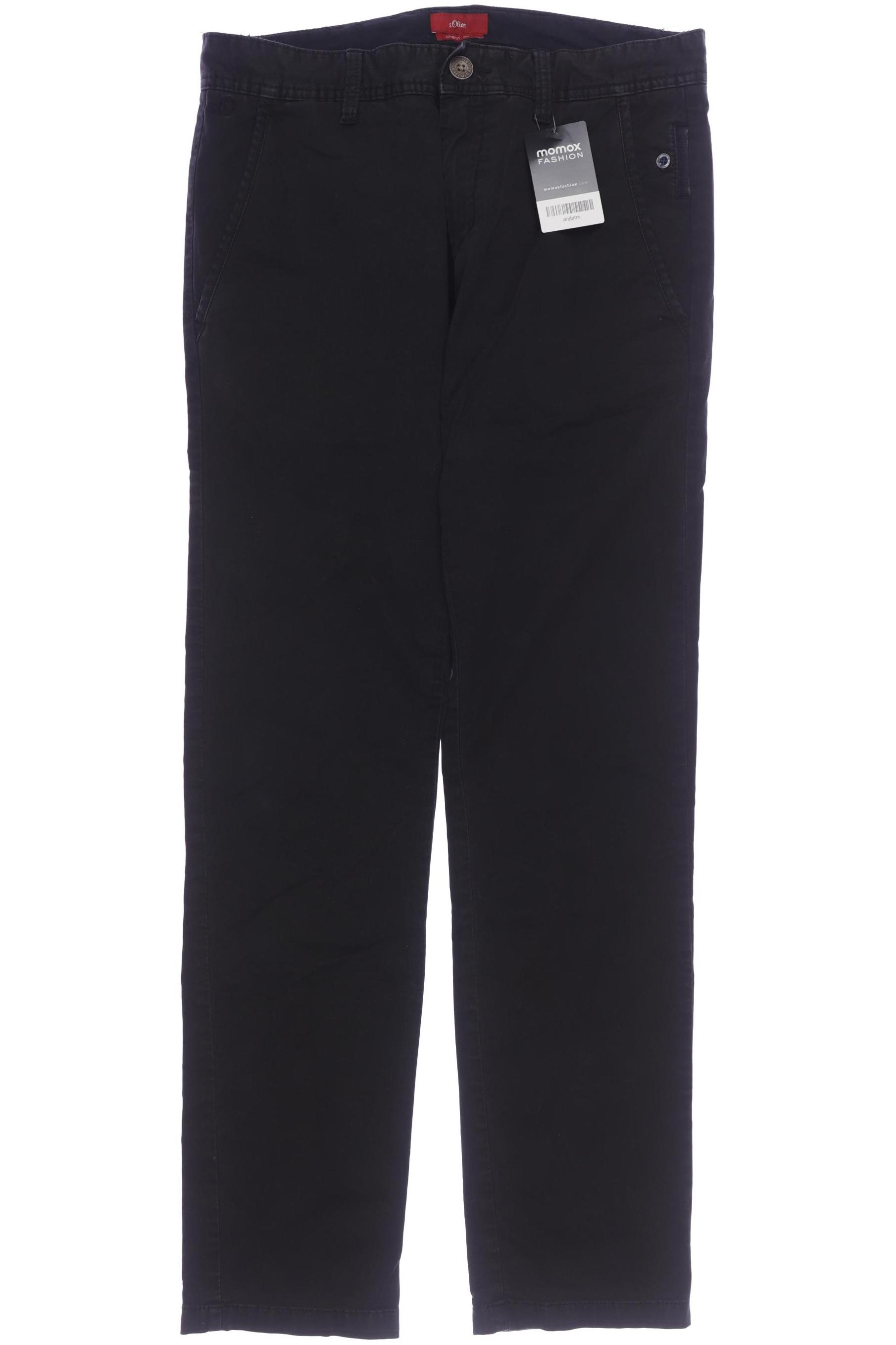 

s.Oliver Herren Stoffhose, schwarz, Gr. 31