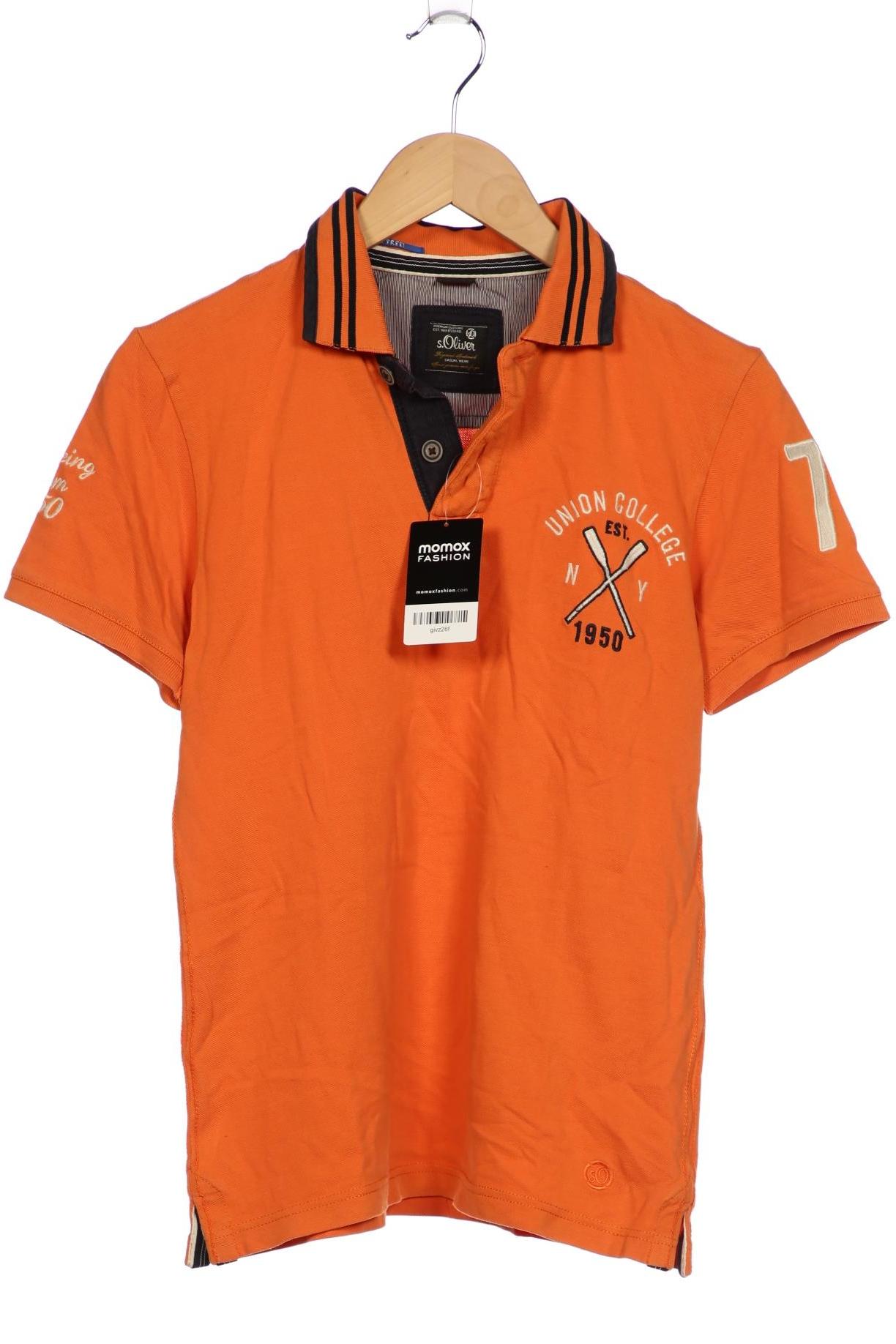 

s.Oliver Herren Poloshirt, orange, Gr. 46