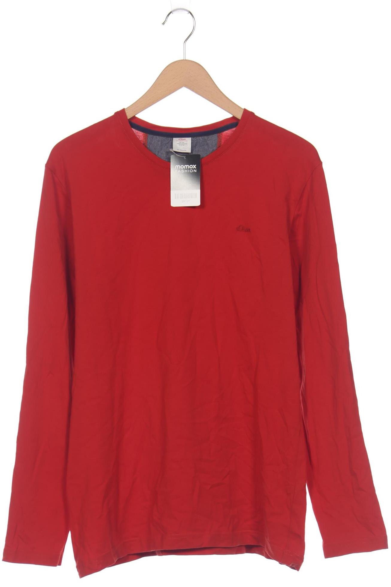 

s.Oliver Herren Langarmshirt, rot, Gr. 54