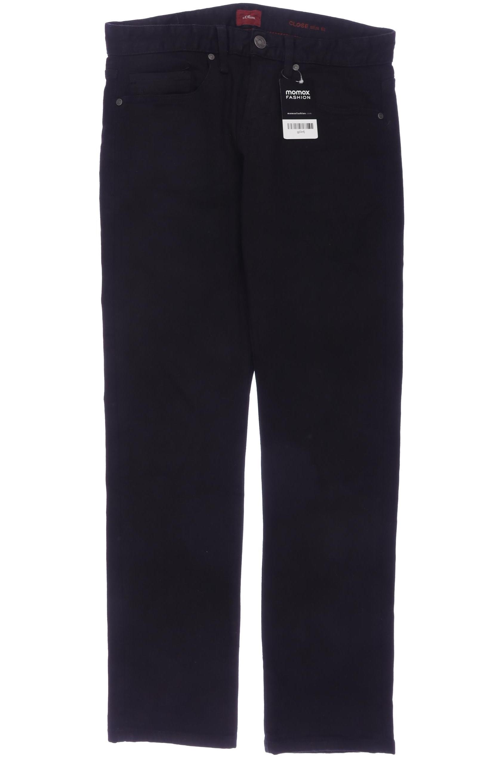 

s.Oliver Herren Jeans, schwarz, Gr. 30