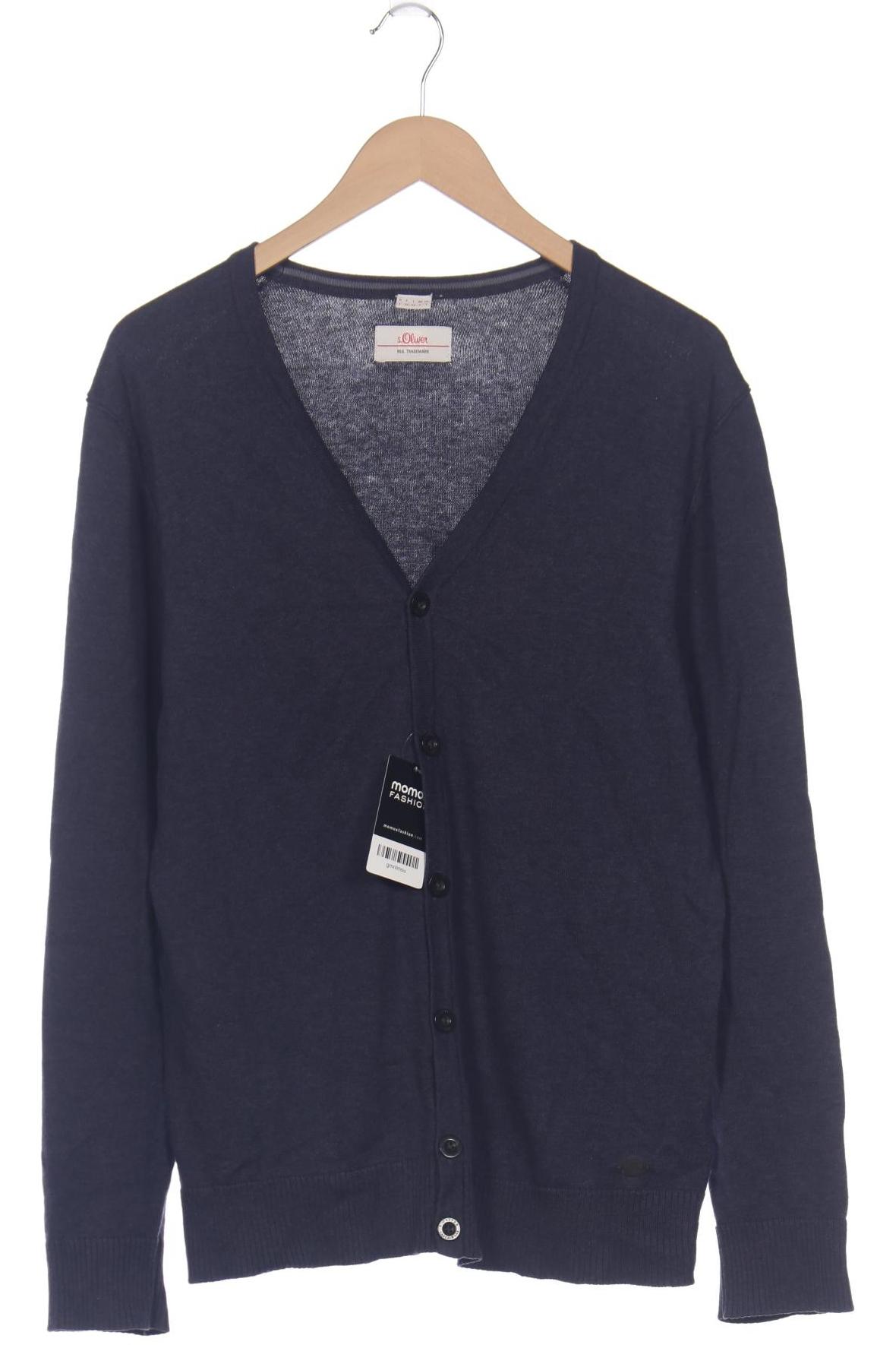 

s.Oliver Herren Strickjacke, blau, Gr. 52
