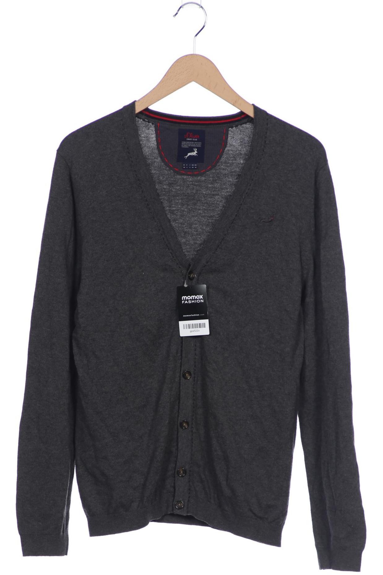 

s.Oliver Herren Strickjacke, grau, Gr. 48