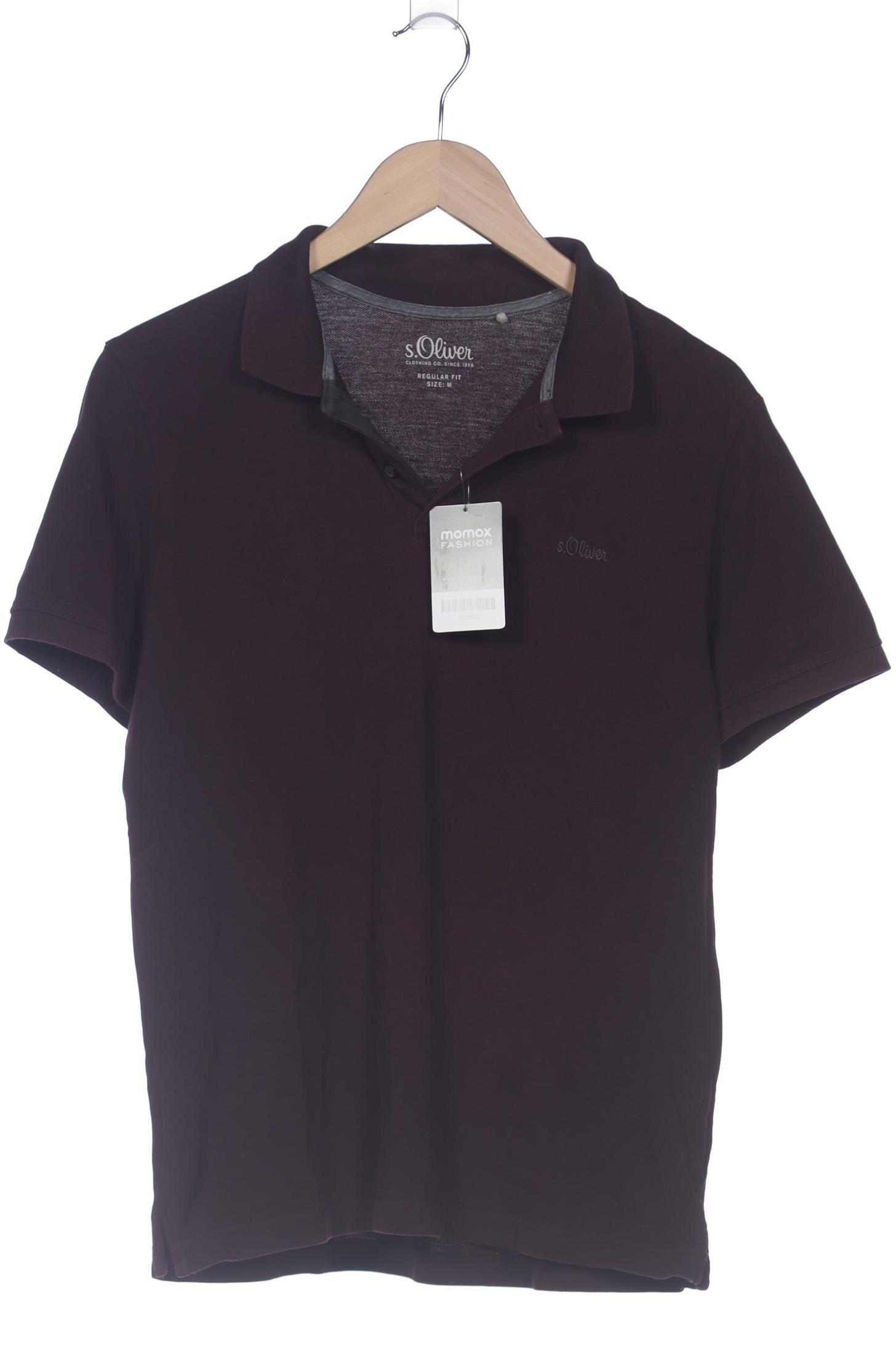 

s.Oliver Herren Poloshirt, bordeaux, Gr. 48
