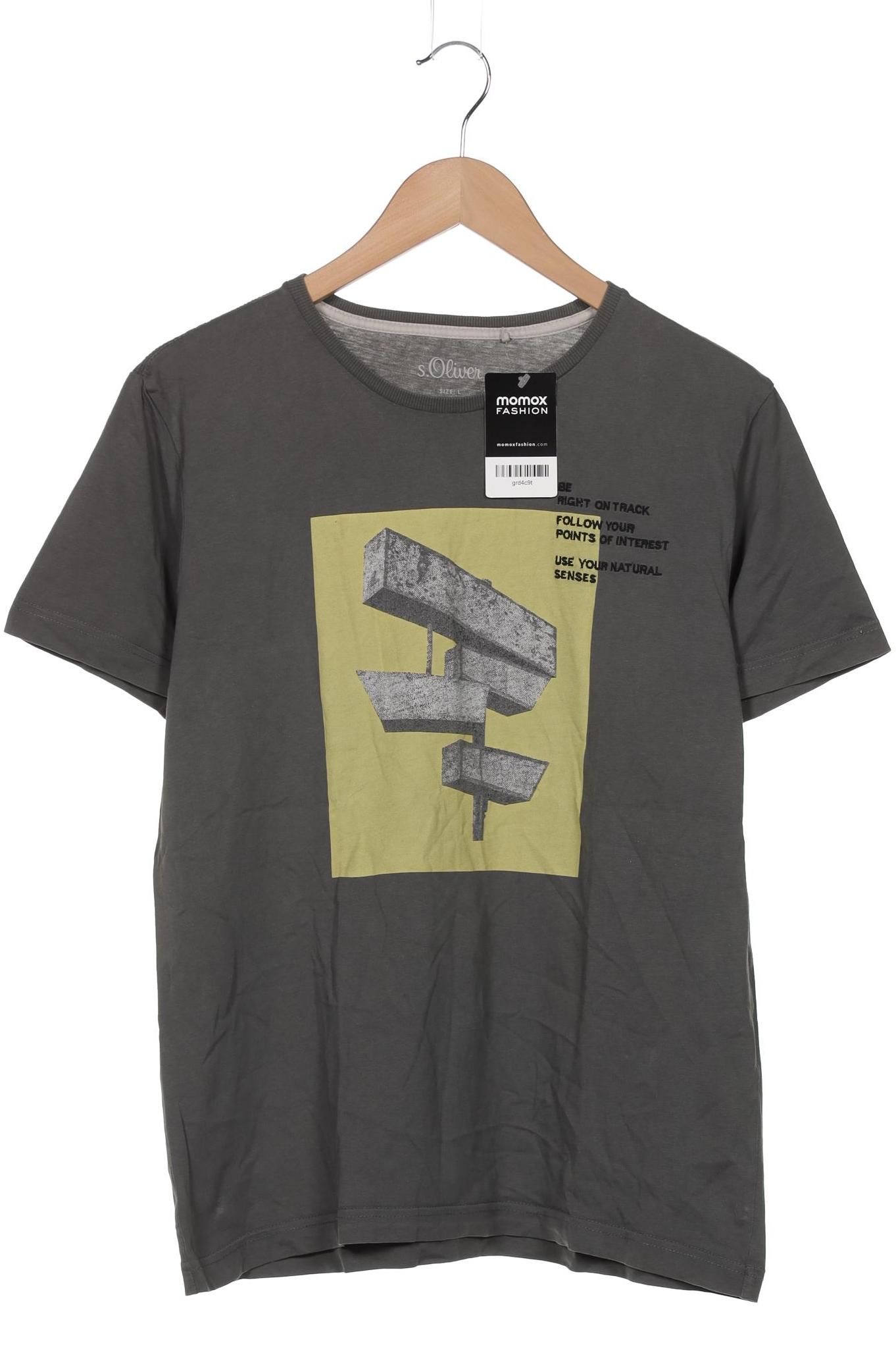 

s.Oliver Herren T-Shirt, grau, Gr. 52