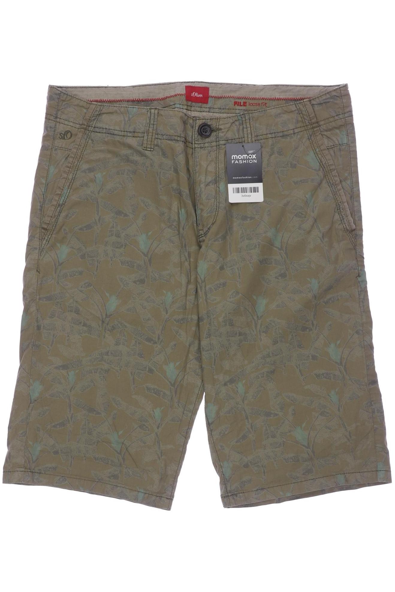 

s.Oliver Herren Shorts, grün, Gr. 34