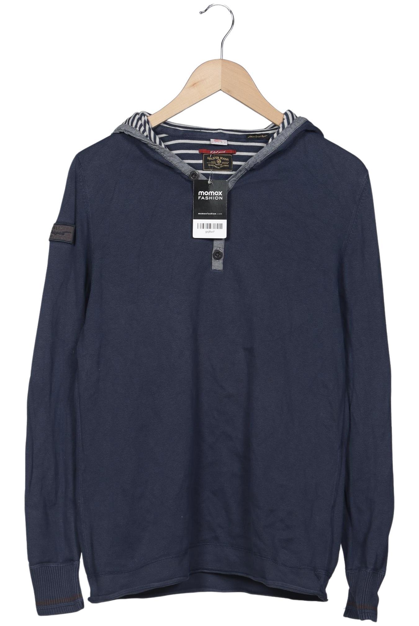 

s.Oliver Herren Kapuzenpullover, marineblau, Gr. 48