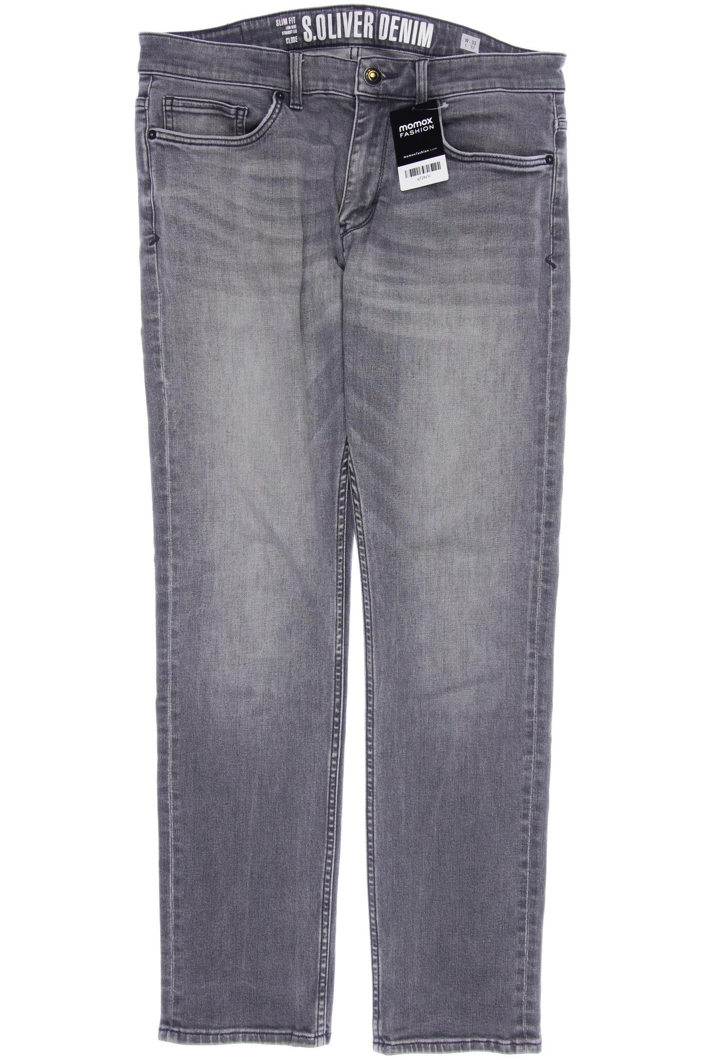 

s.Oliver Herren Jeans, grau, Gr. 33