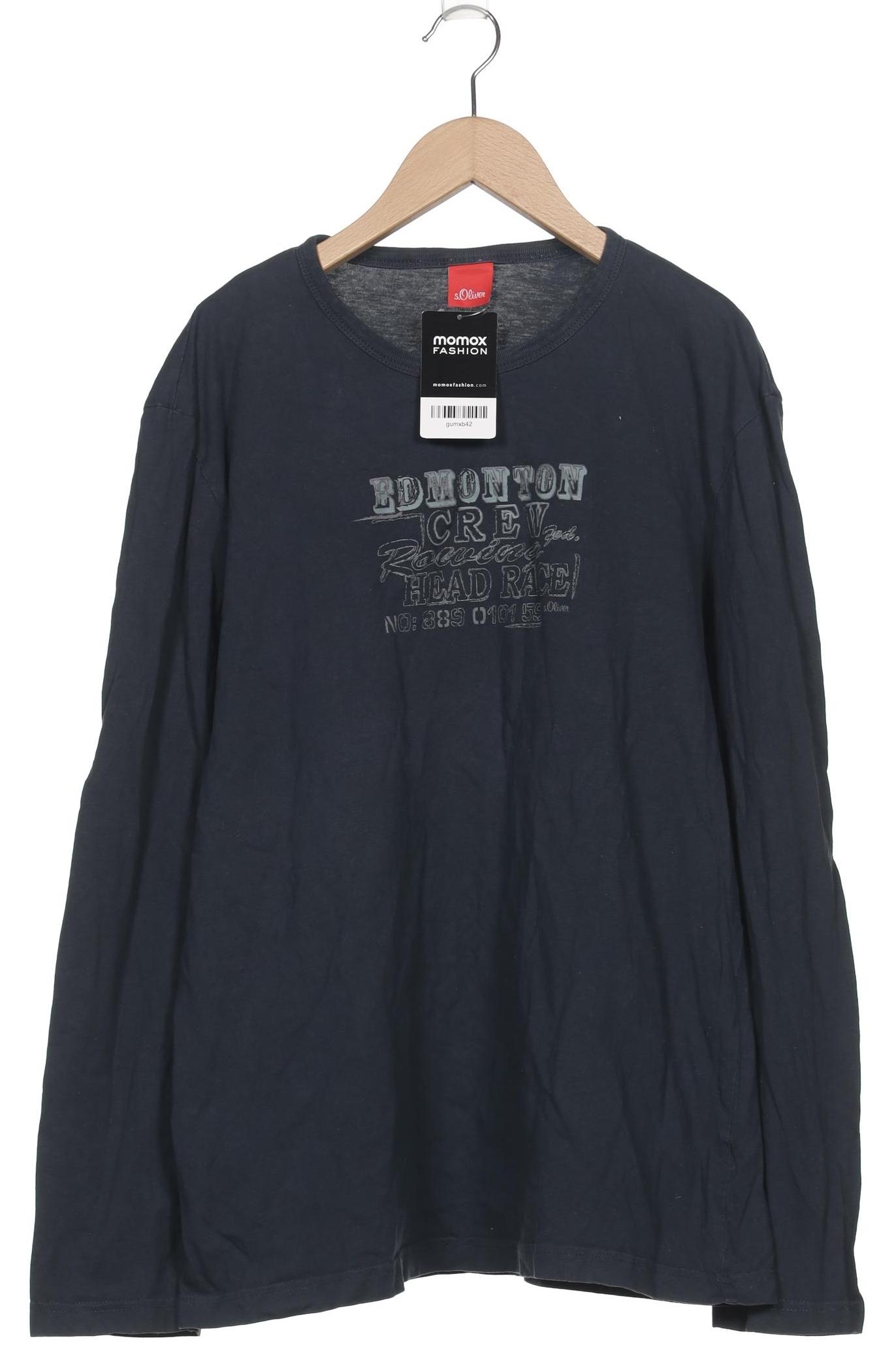 

s.Oliver Herren Langarmshirt, marineblau, Gr. 54