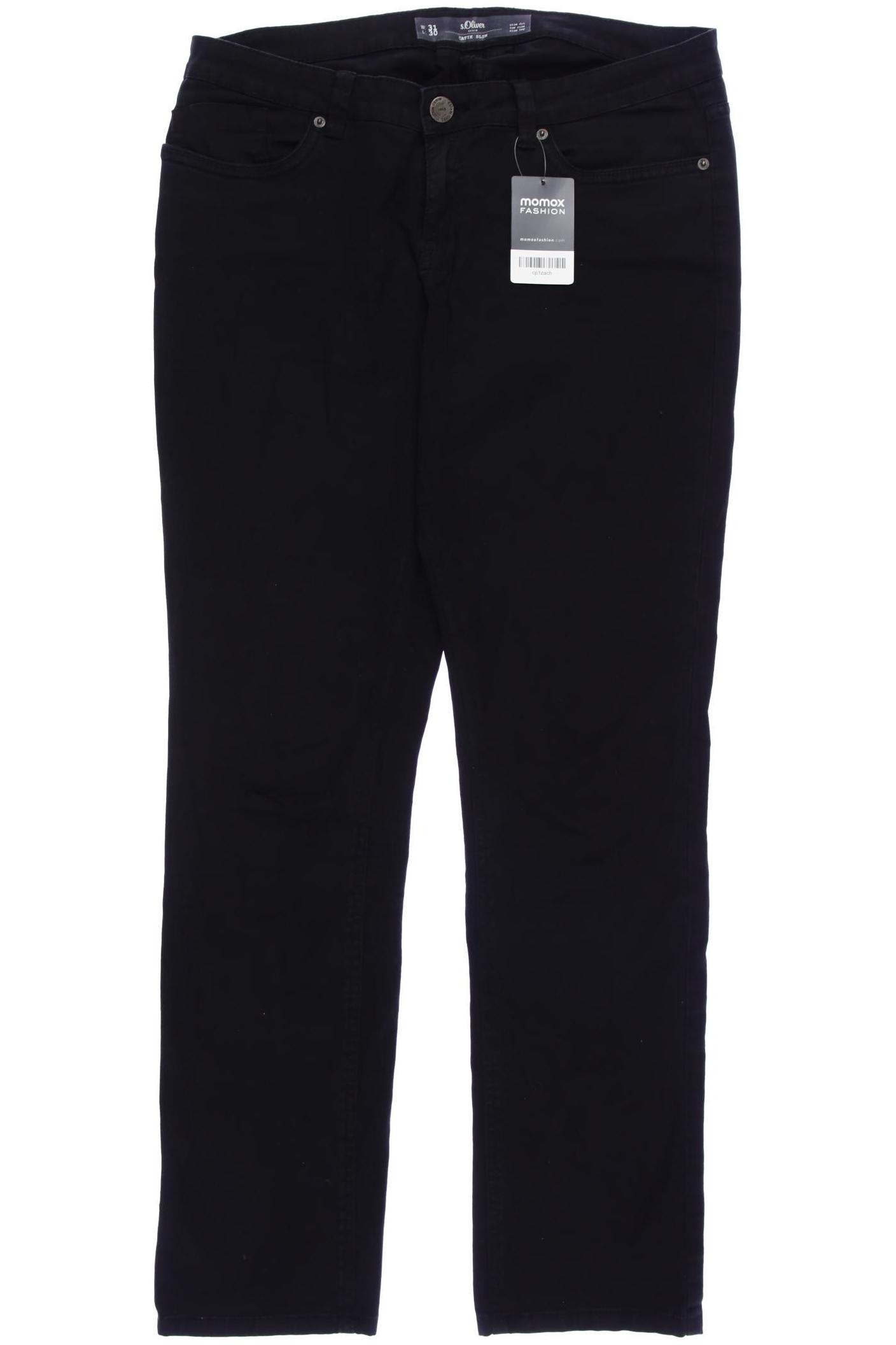 

s.Oliver Herren Stoffhose, schwarz, Gr. 31