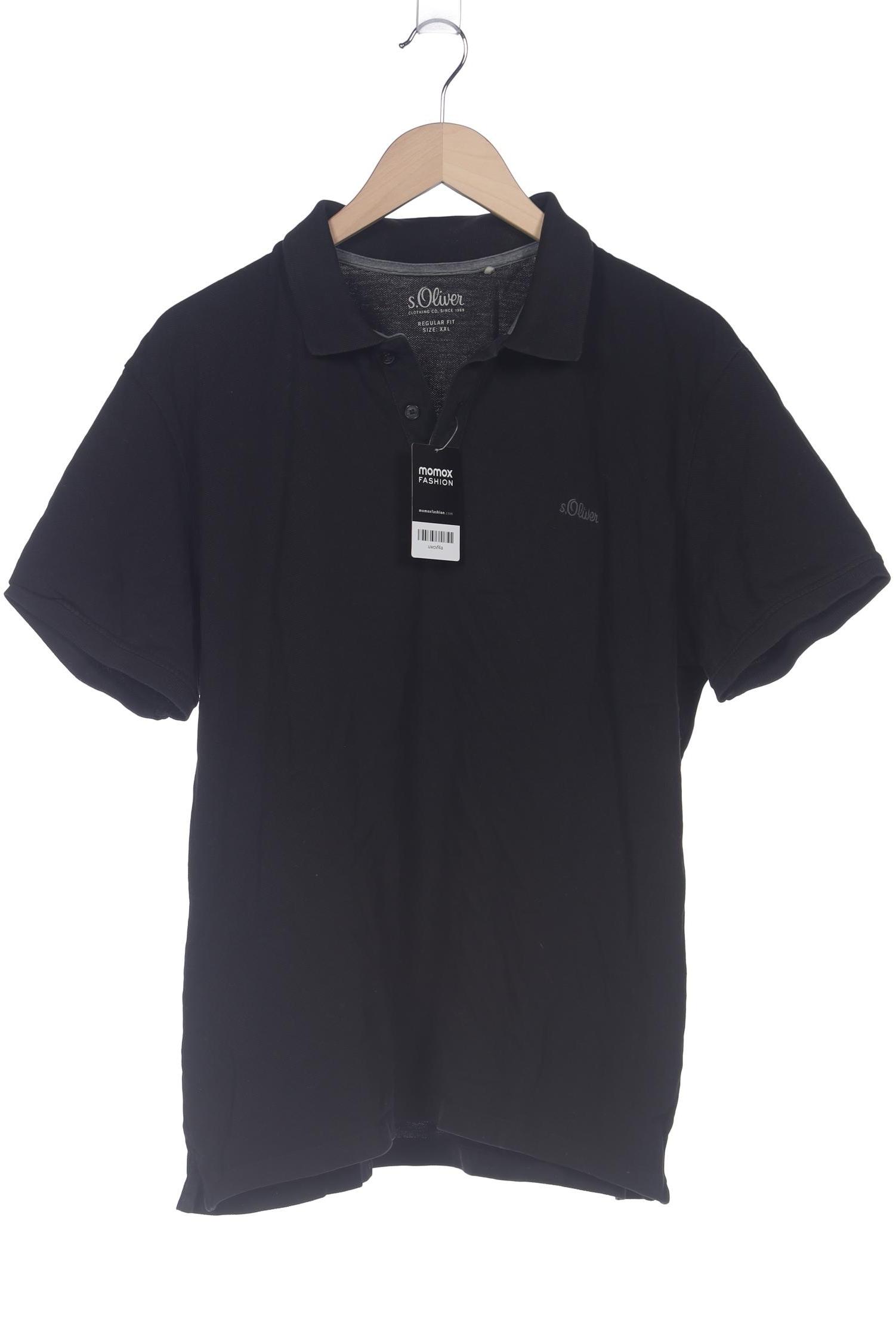

s.Oliver Herren Poloshirt, schwarz, Gr. 56