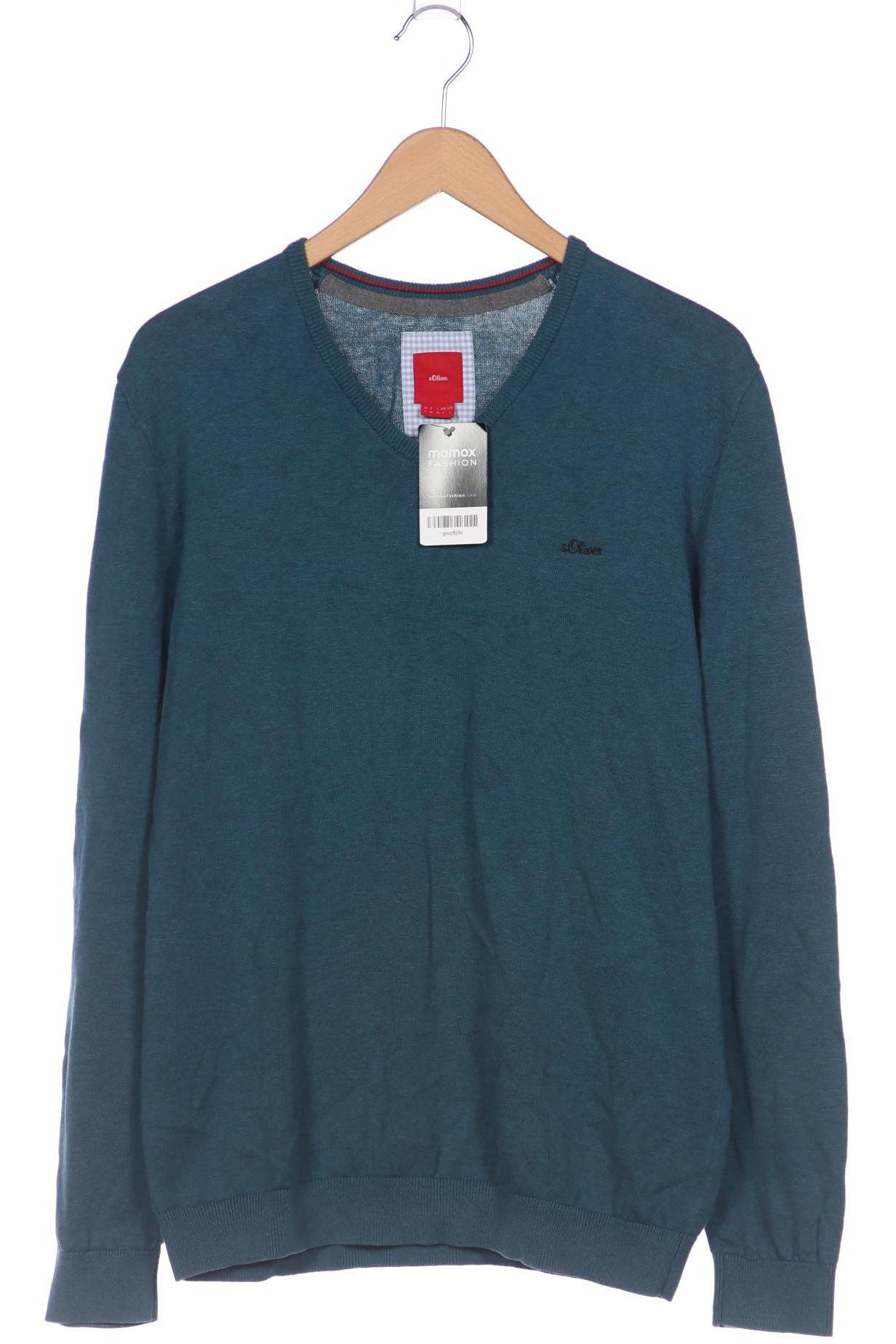 

s.Oliver Herren Pullover, türkis, Gr. 52