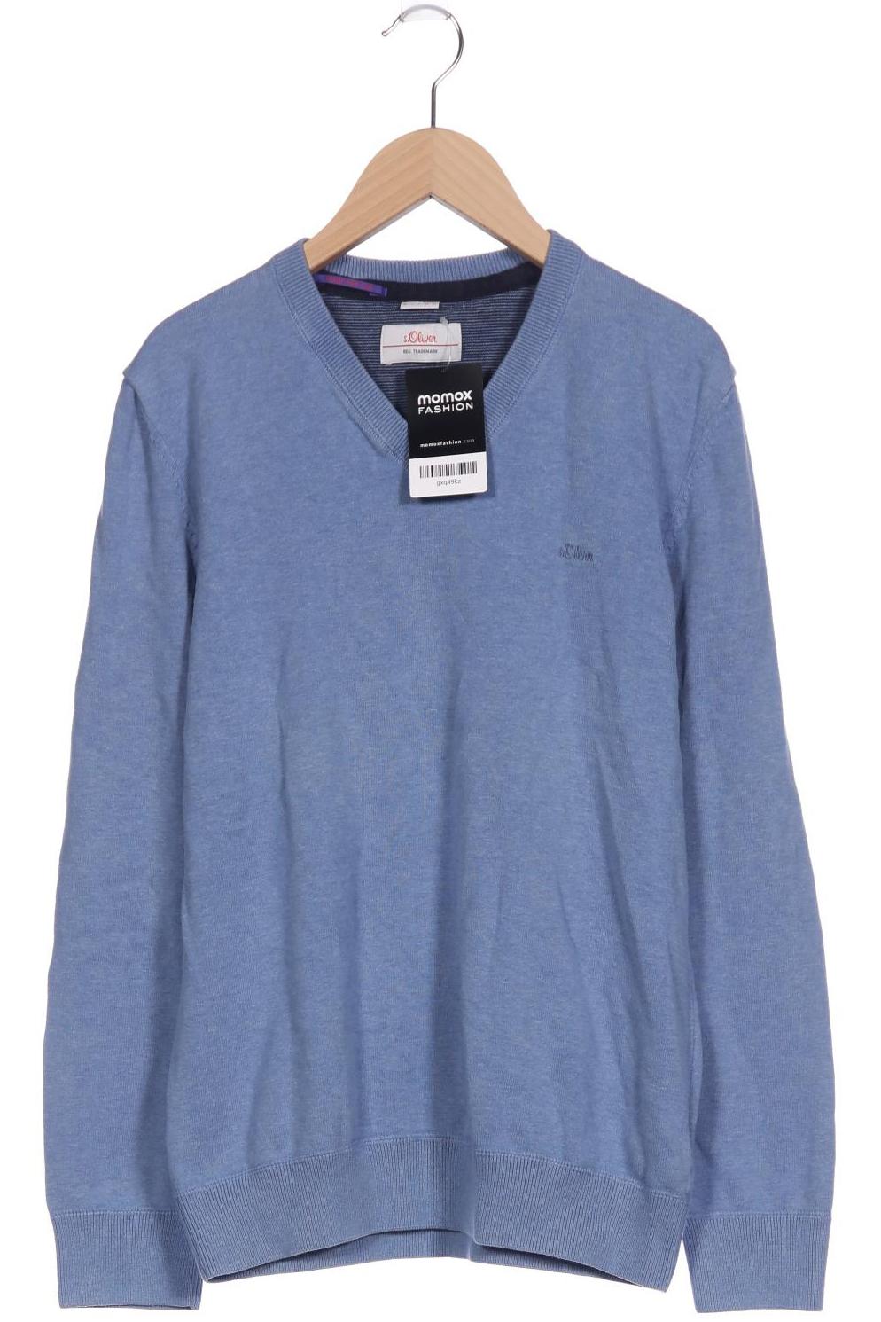 

s.Oliver Herren Pullover, blau, Gr. 48