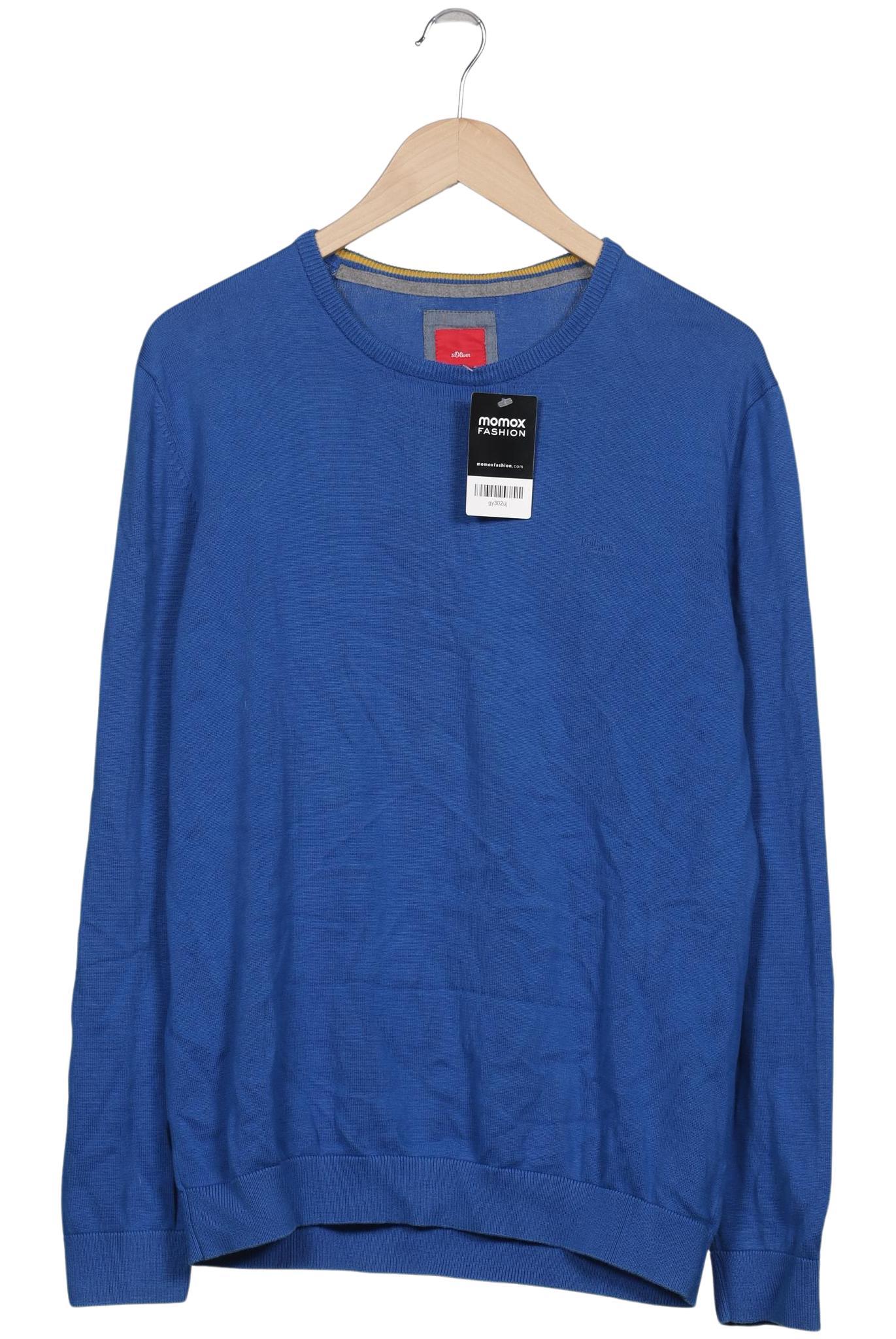 

s.Oliver Herren Pullover, blau, Gr. 52