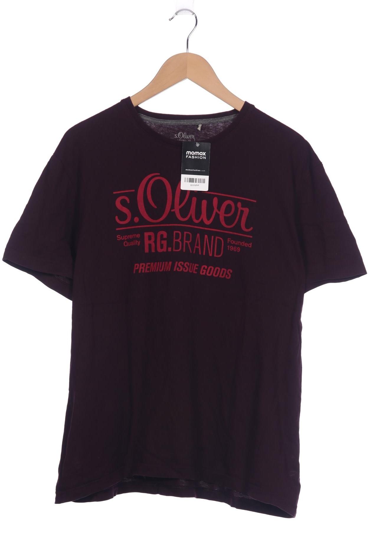 

s.Oliver Herren T-Shirt, bordeaux, Gr. 56