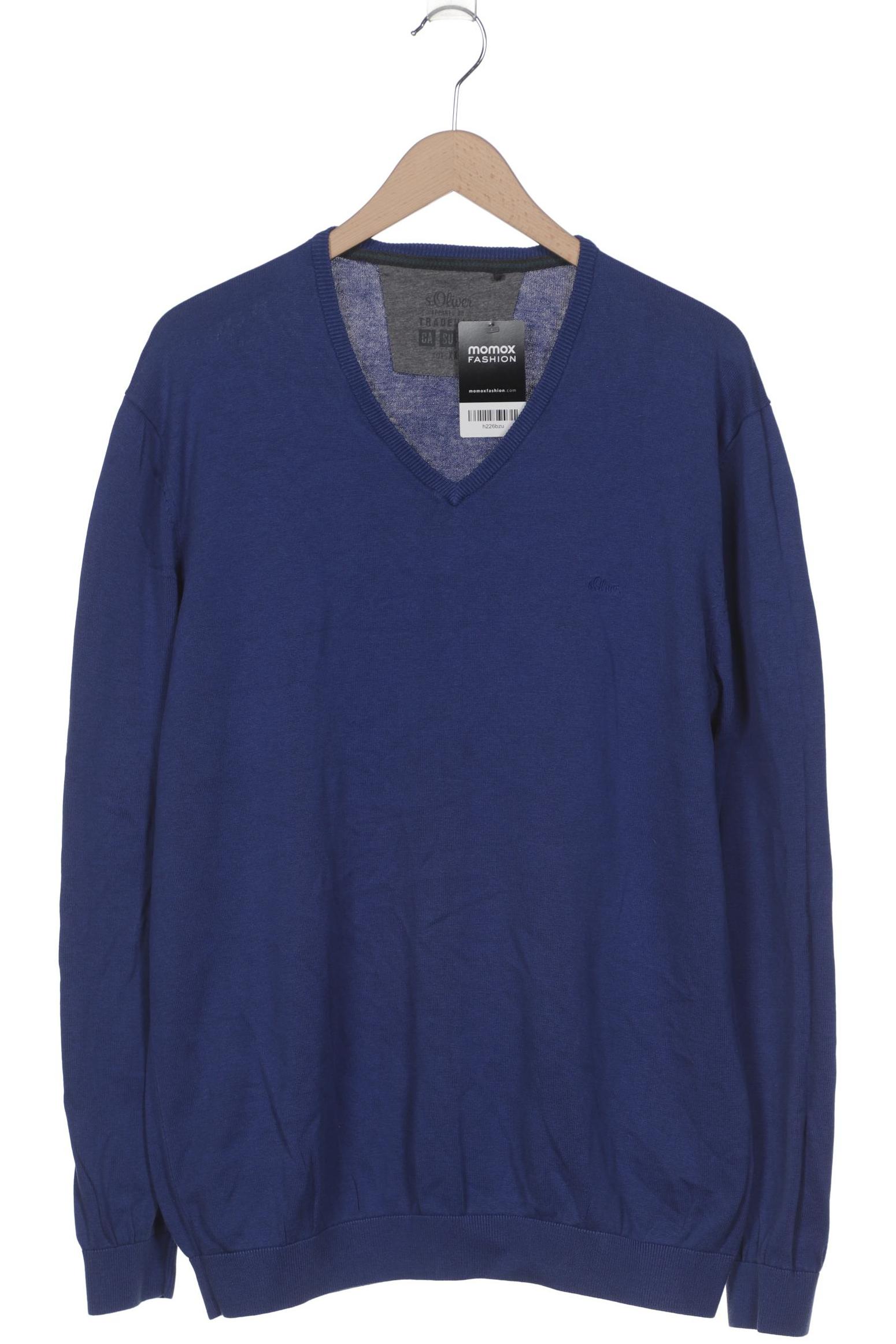 

s.Oliver Herren Pullover, blau, Gr. 56