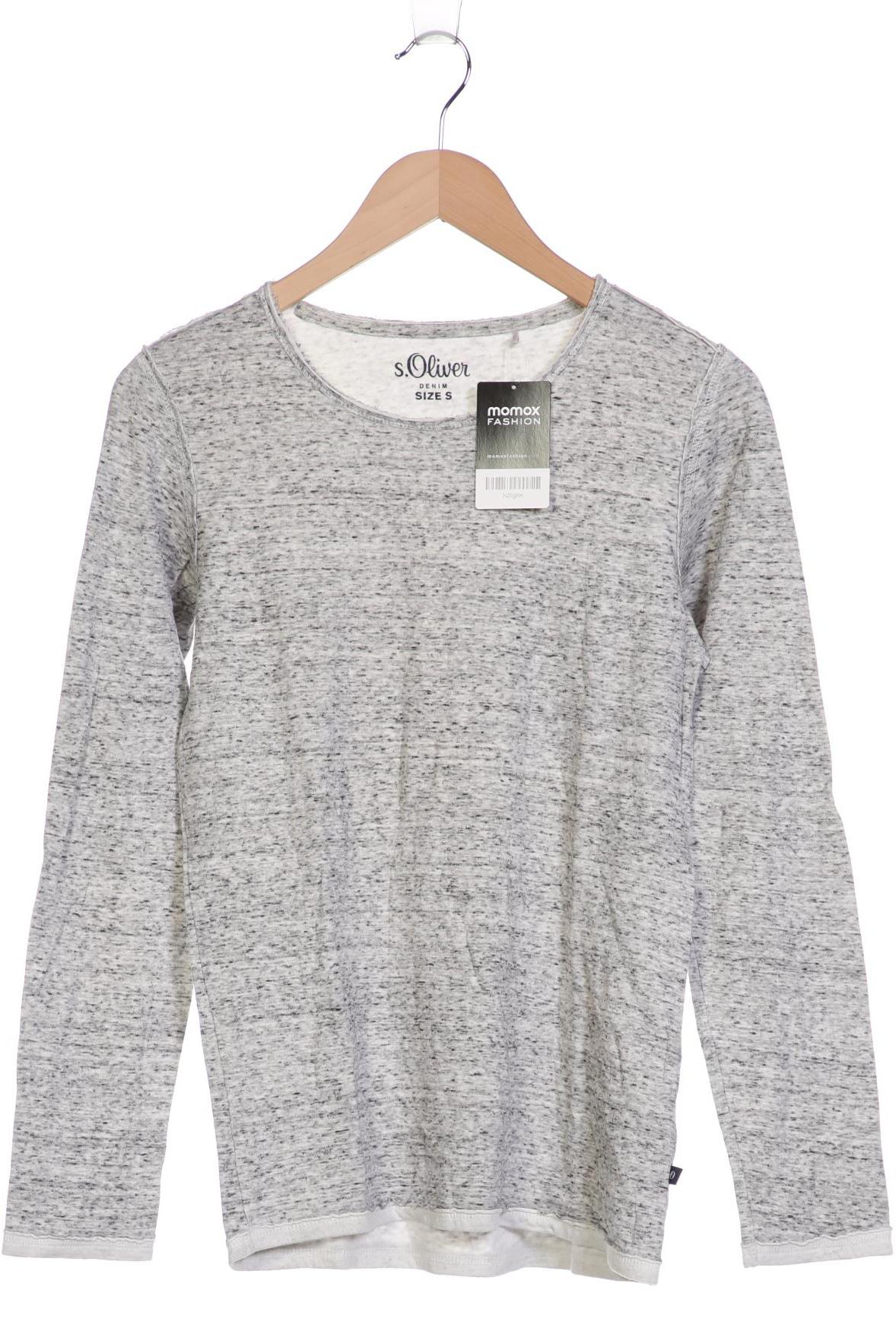 

s.Oliver Herren Langarmshirt, grau, Gr. 46