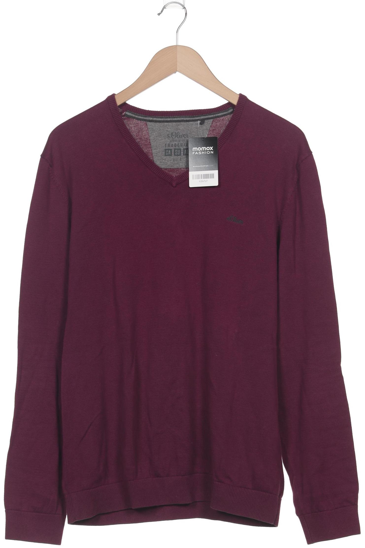 

s.Oliver Herren Pullover, bordeaux, Gr. 52