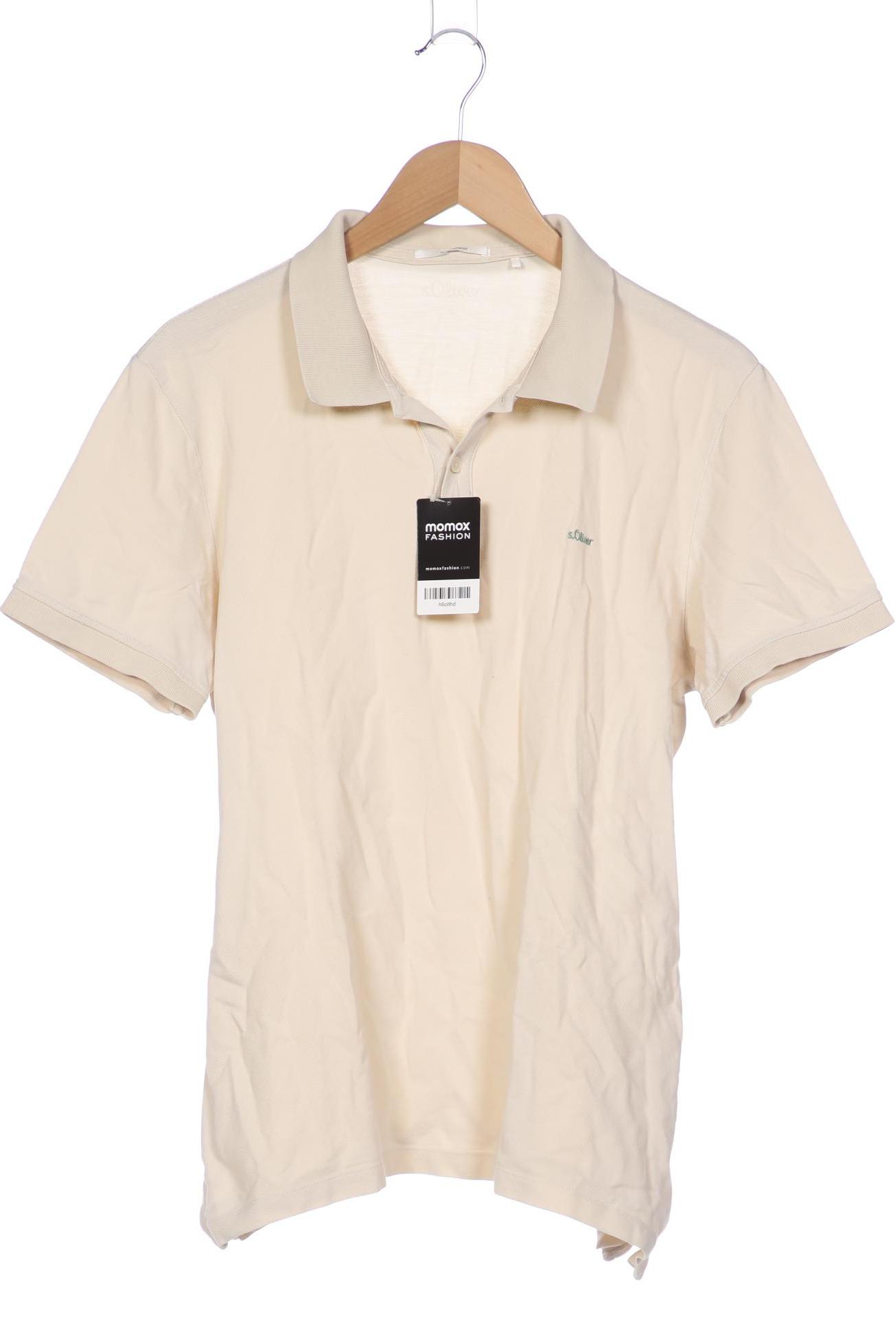 

s.Oliver Herren Poloshirt, cremeweiß, Gr. 54