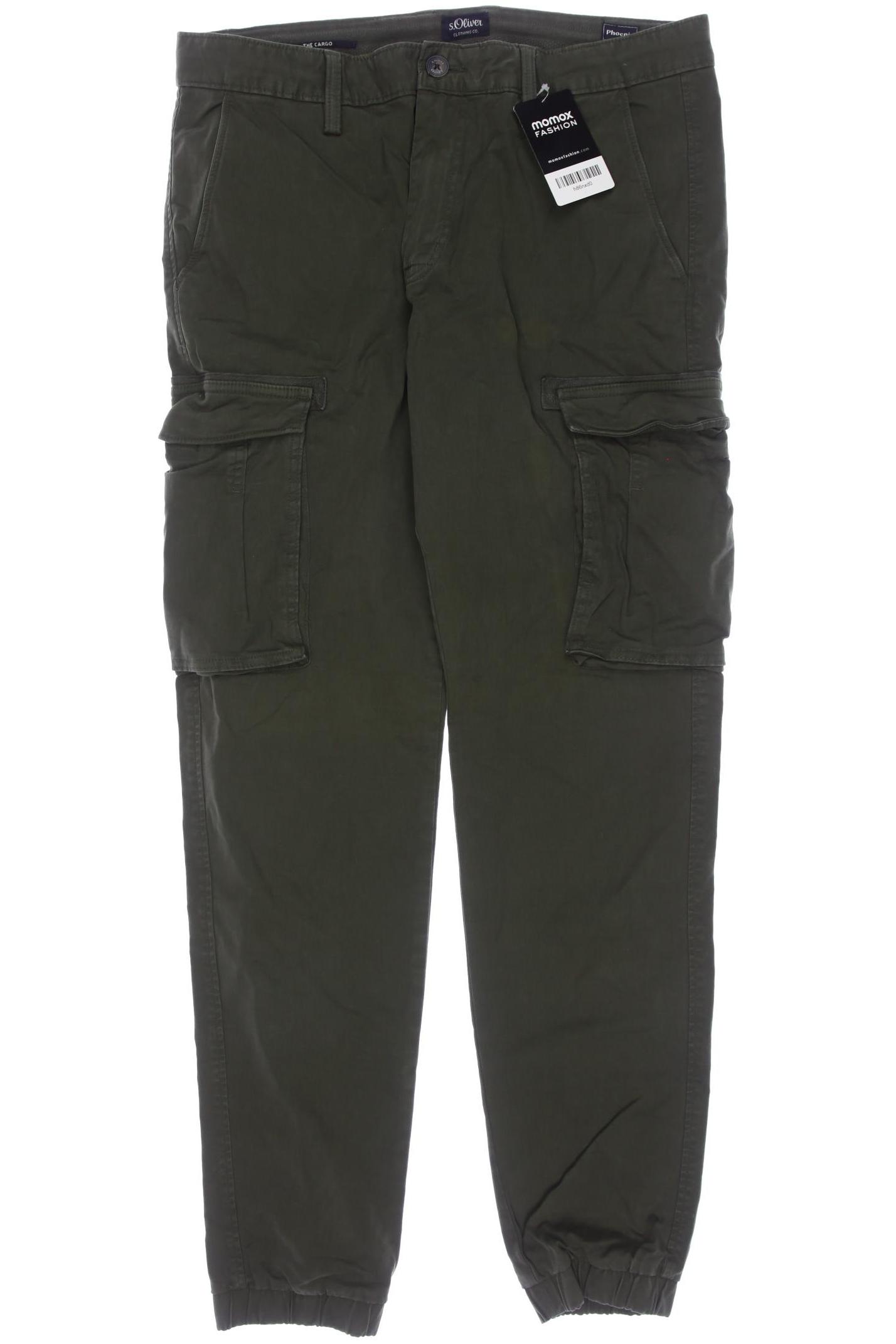 

s.Oliver Herren Stoffhose, grün, Gr. 32