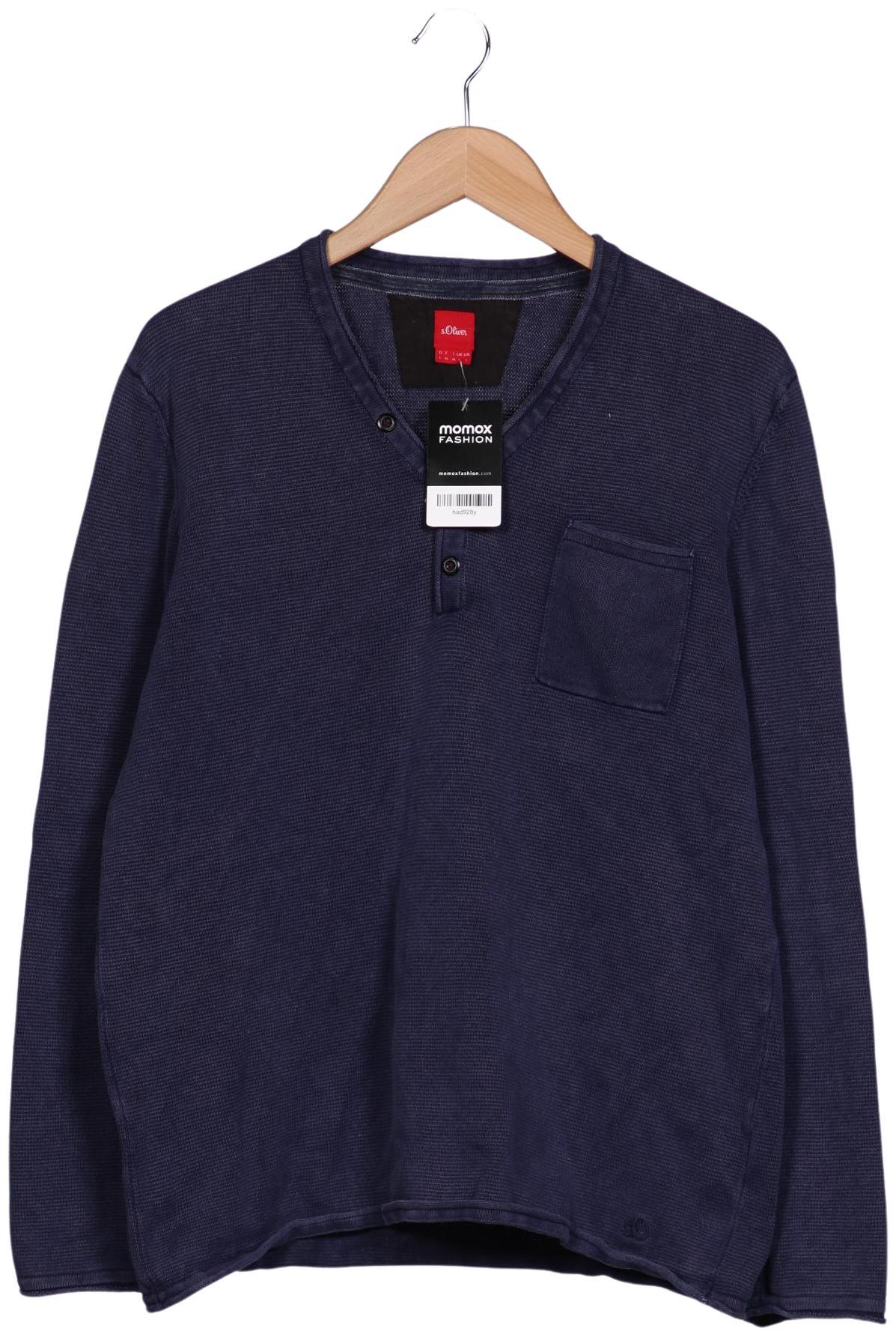 Thumbnail - s.Oliver Herren Pullover, marineblau, Gr. 52