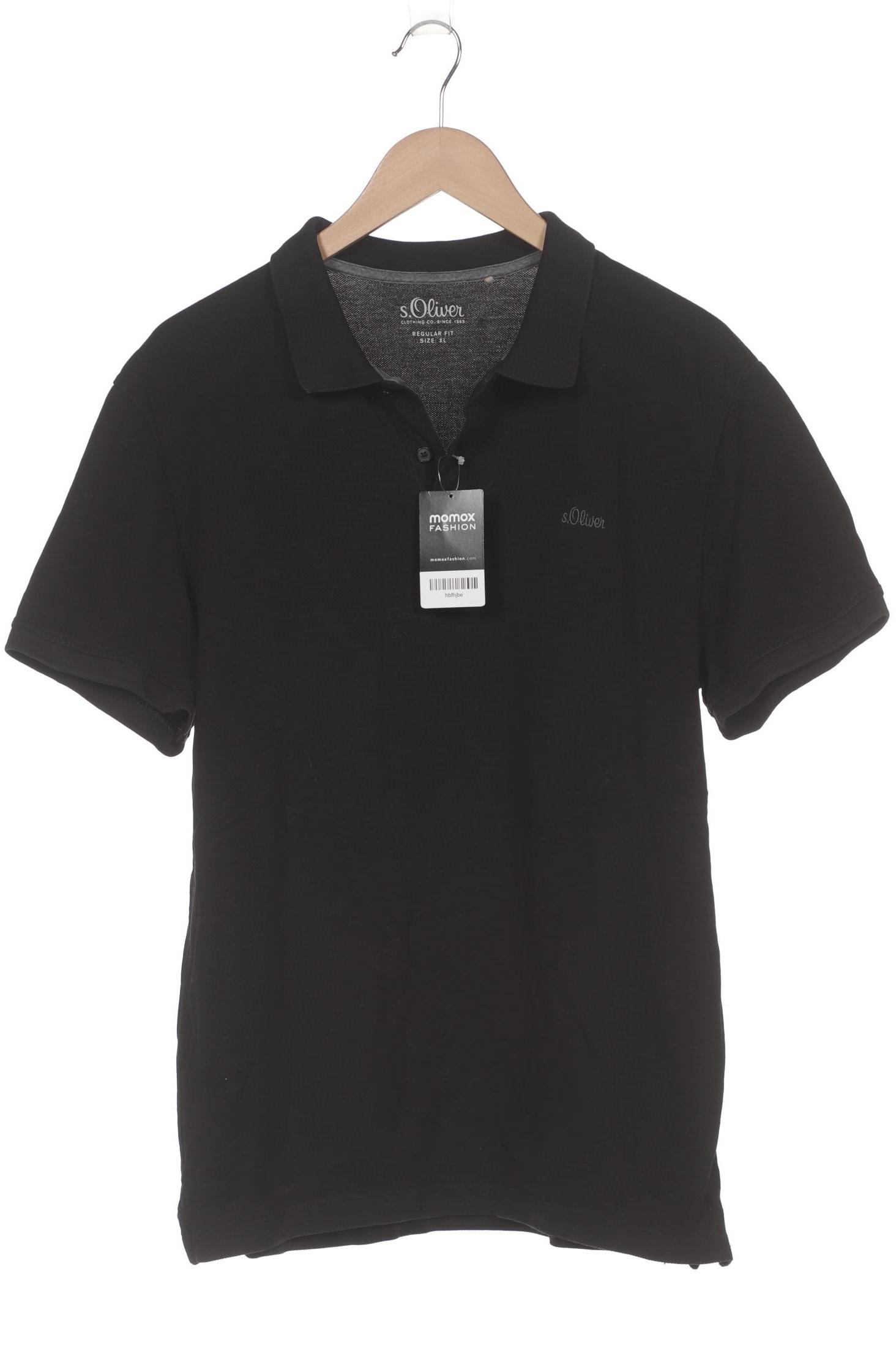

s.Oliver Herren Poloshirt, schwarz, Gr. 54
