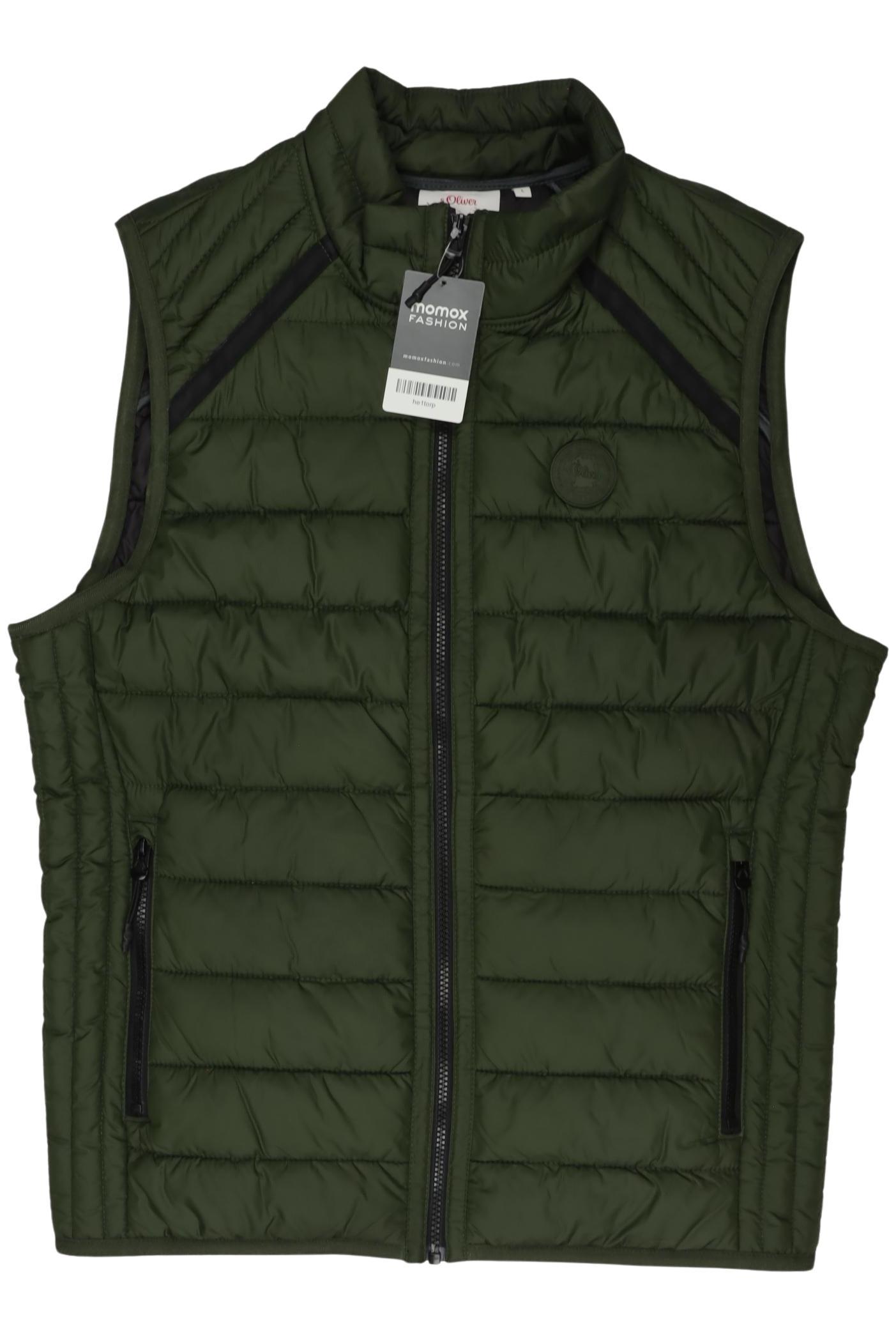 

s.Oliver Herren Weste, grün, Gr. 52