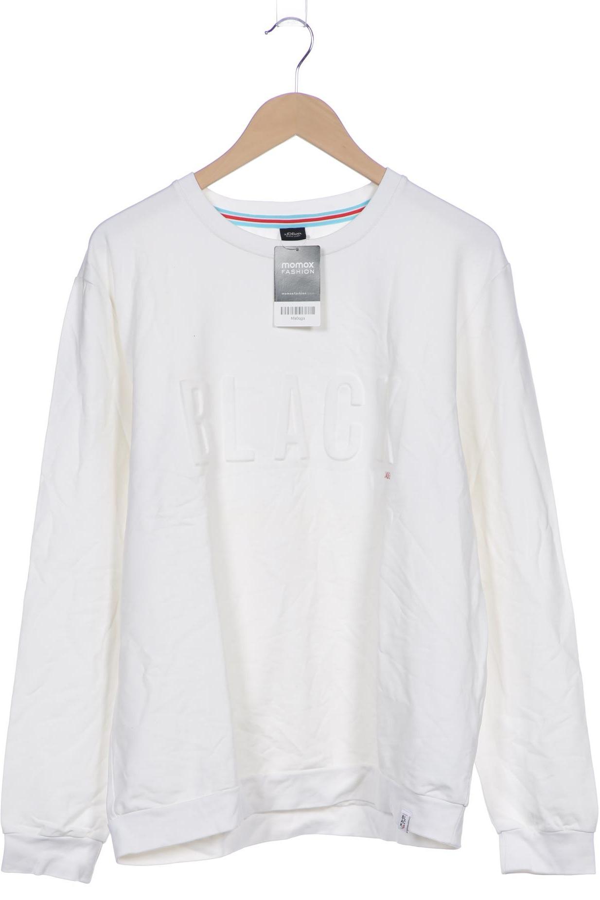 

s.Oliver Herren Sweatshirt, weiß, Gr. 54