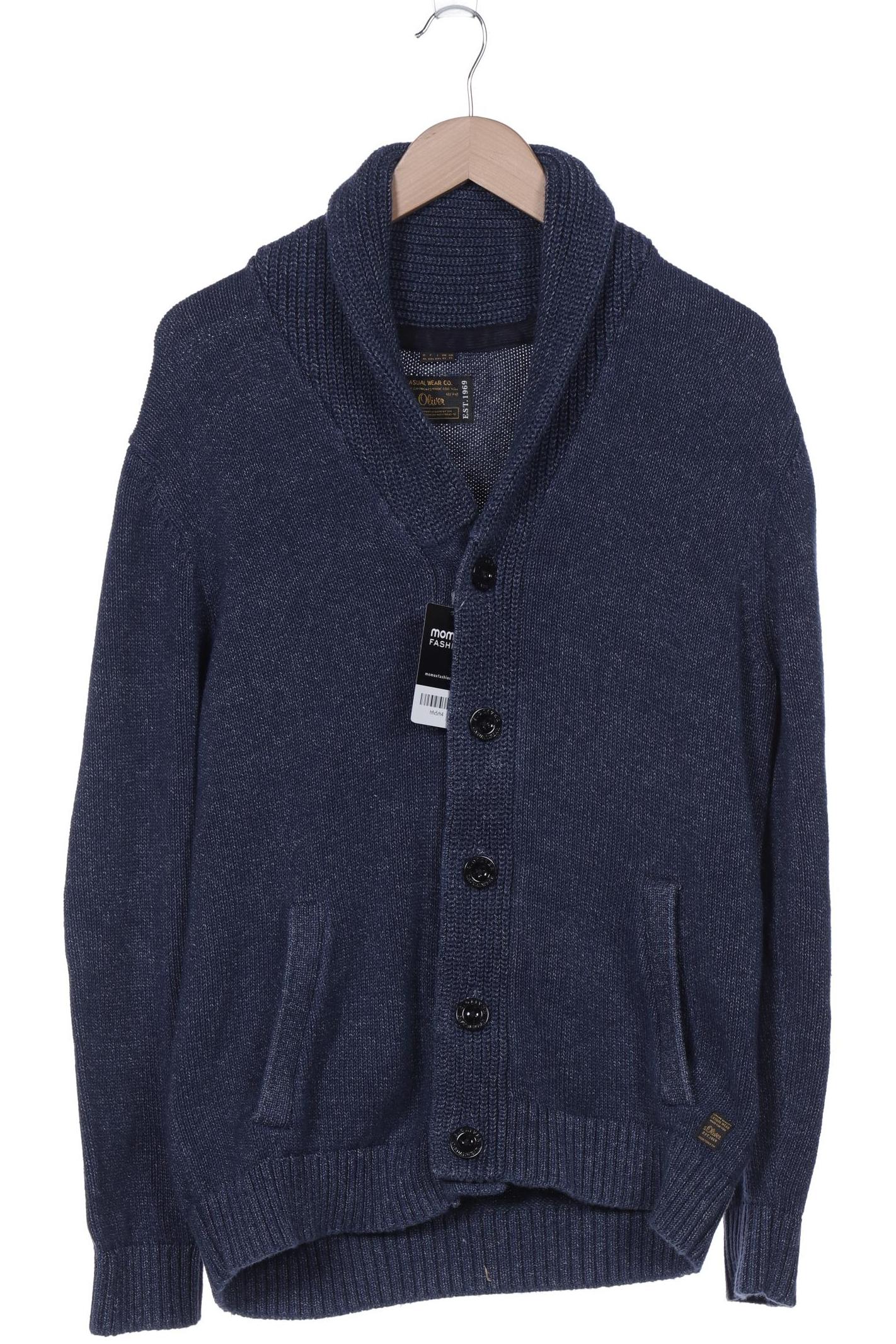 

s.Oliver Herren Strickjacke, blau, Gr. 54