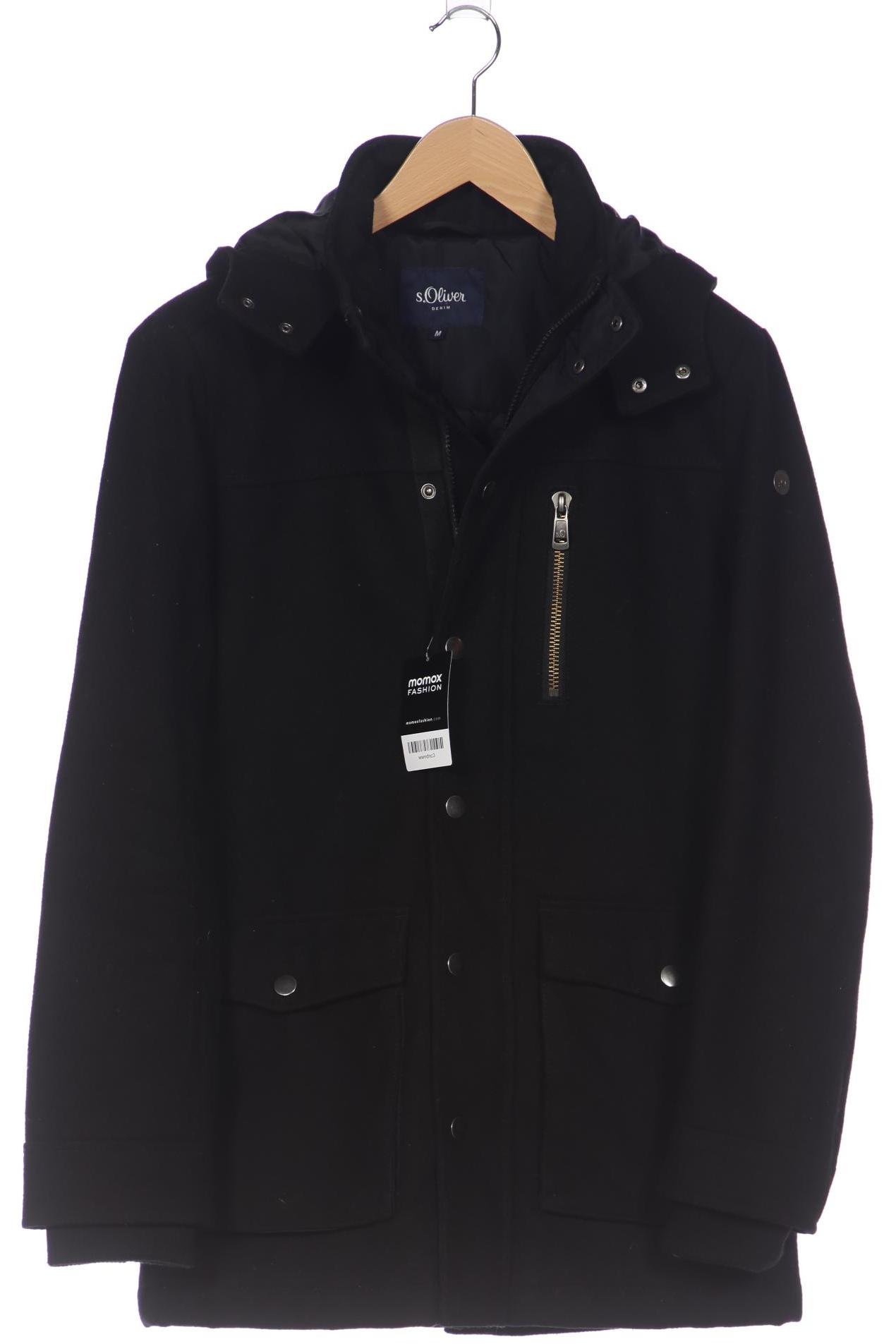 

s.Oliver Herren Mantel, schwarz, Gr. 48