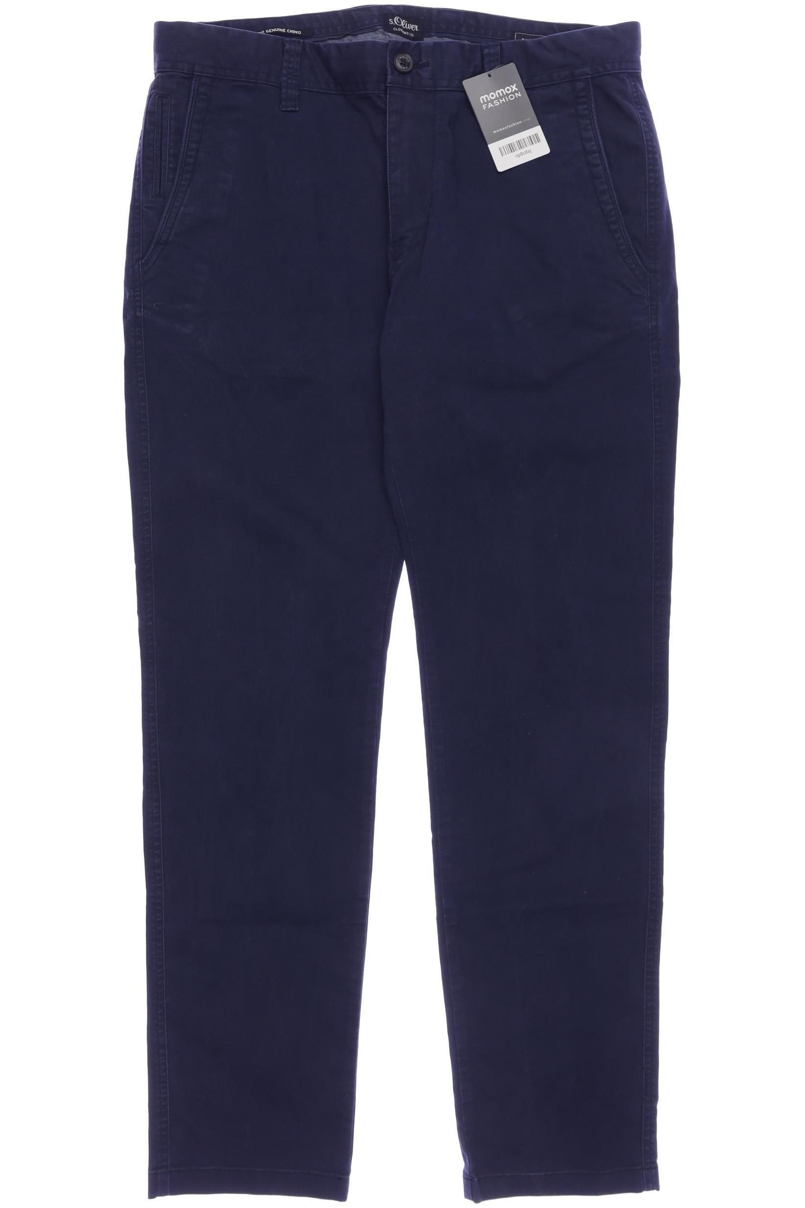 

s.Oliver Herren Stoffhose, marineblau, Gr. 34