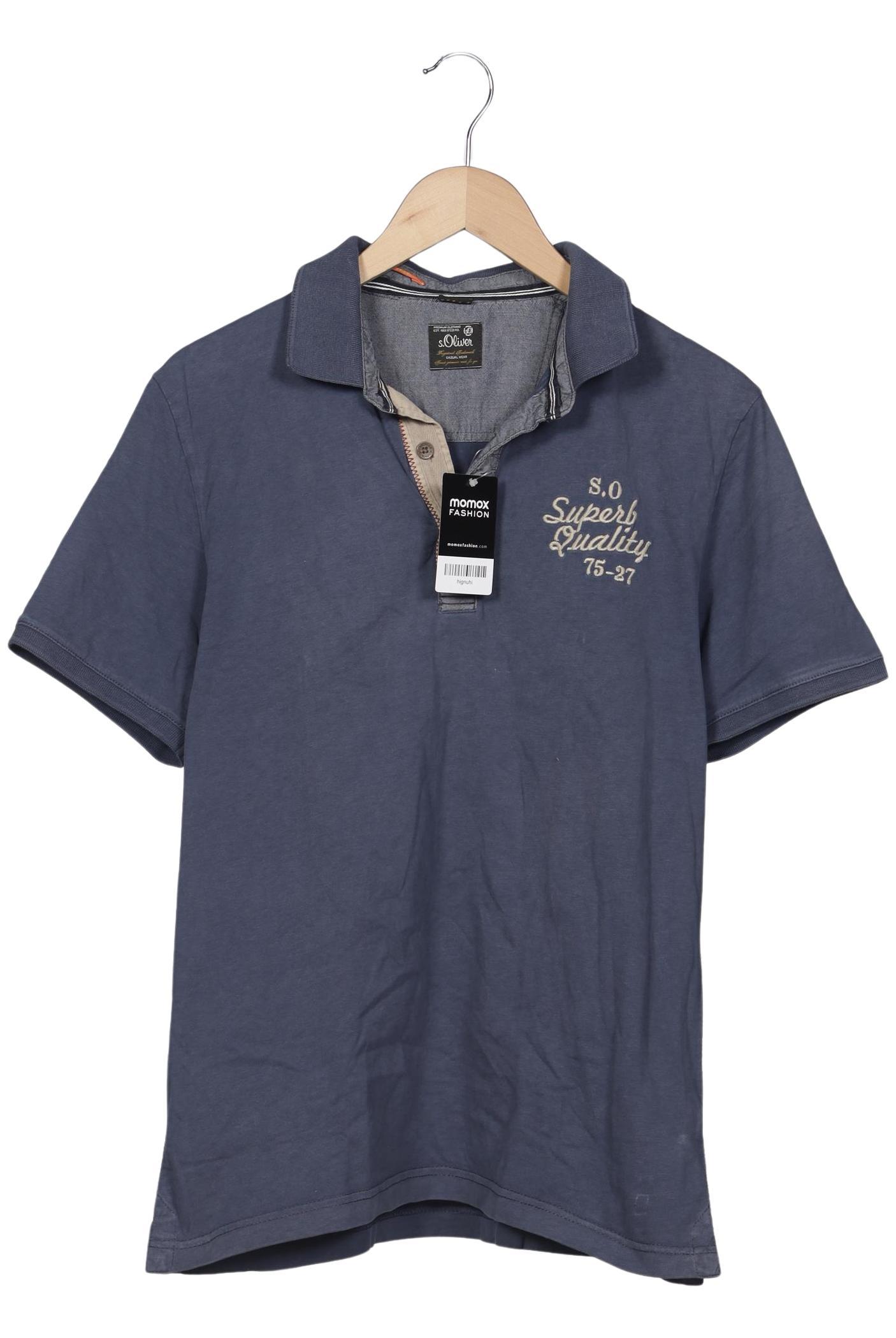 

s.Oliver Herren Poloshirt, marineblau, Gr. 52