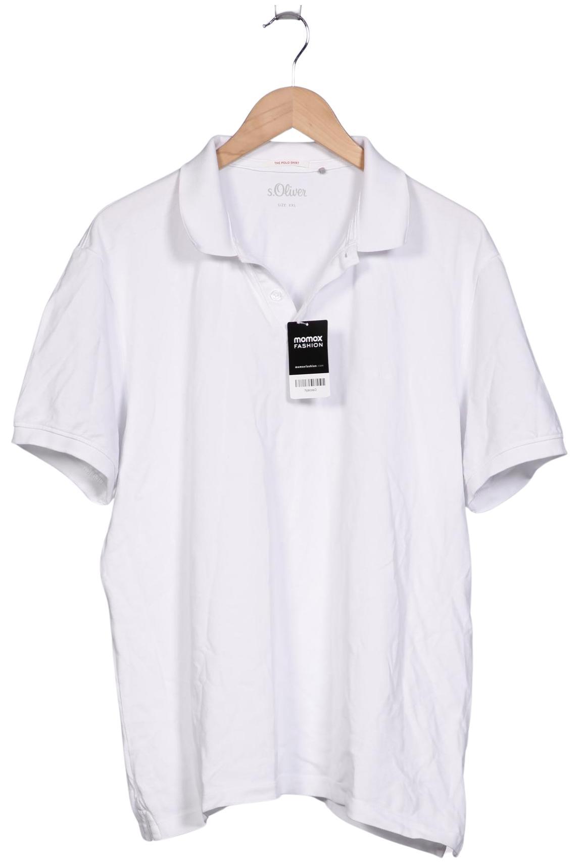 

s.Oliver Herren Poloshirt, weiß, Gr. 56