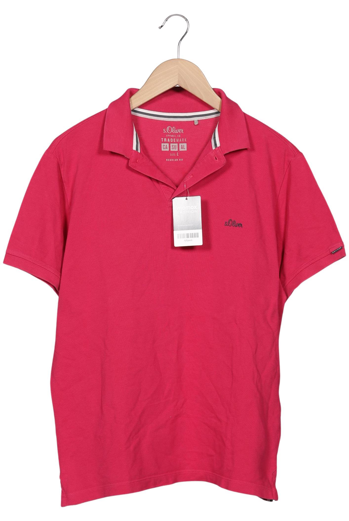 

s.Oliver Herren Poloshirt, pink, Gr. 52