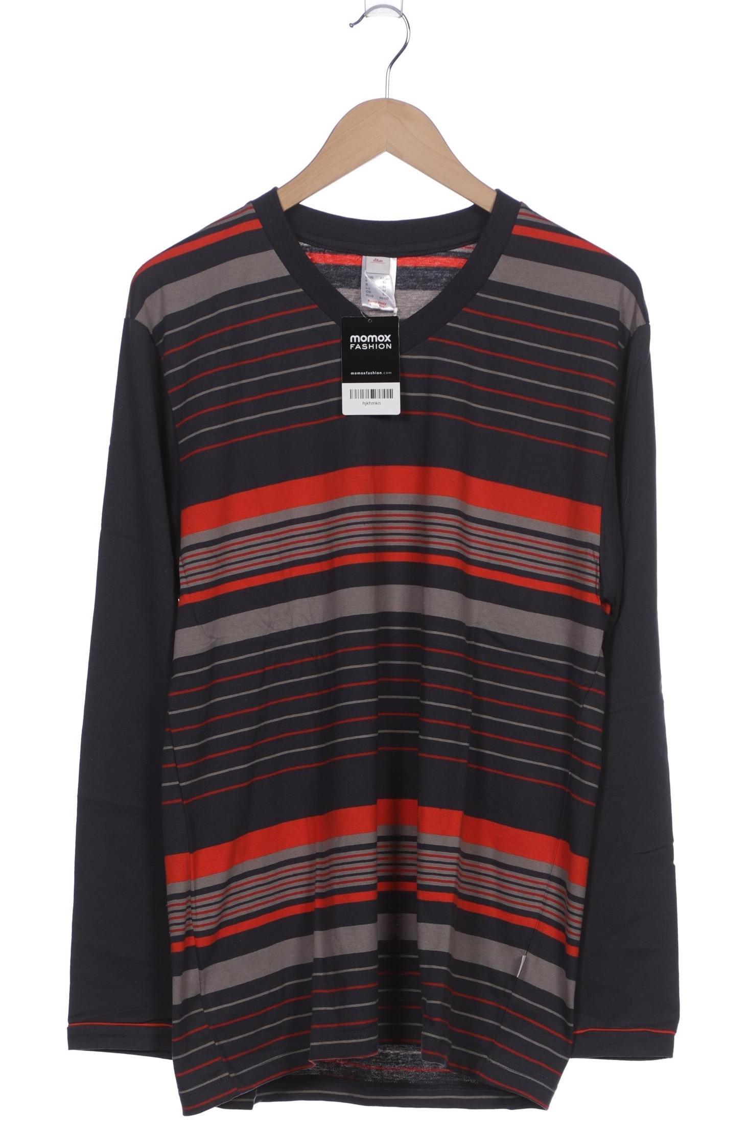

s.Oliver Herren Langarmshirt, marineblau, Gr. 48