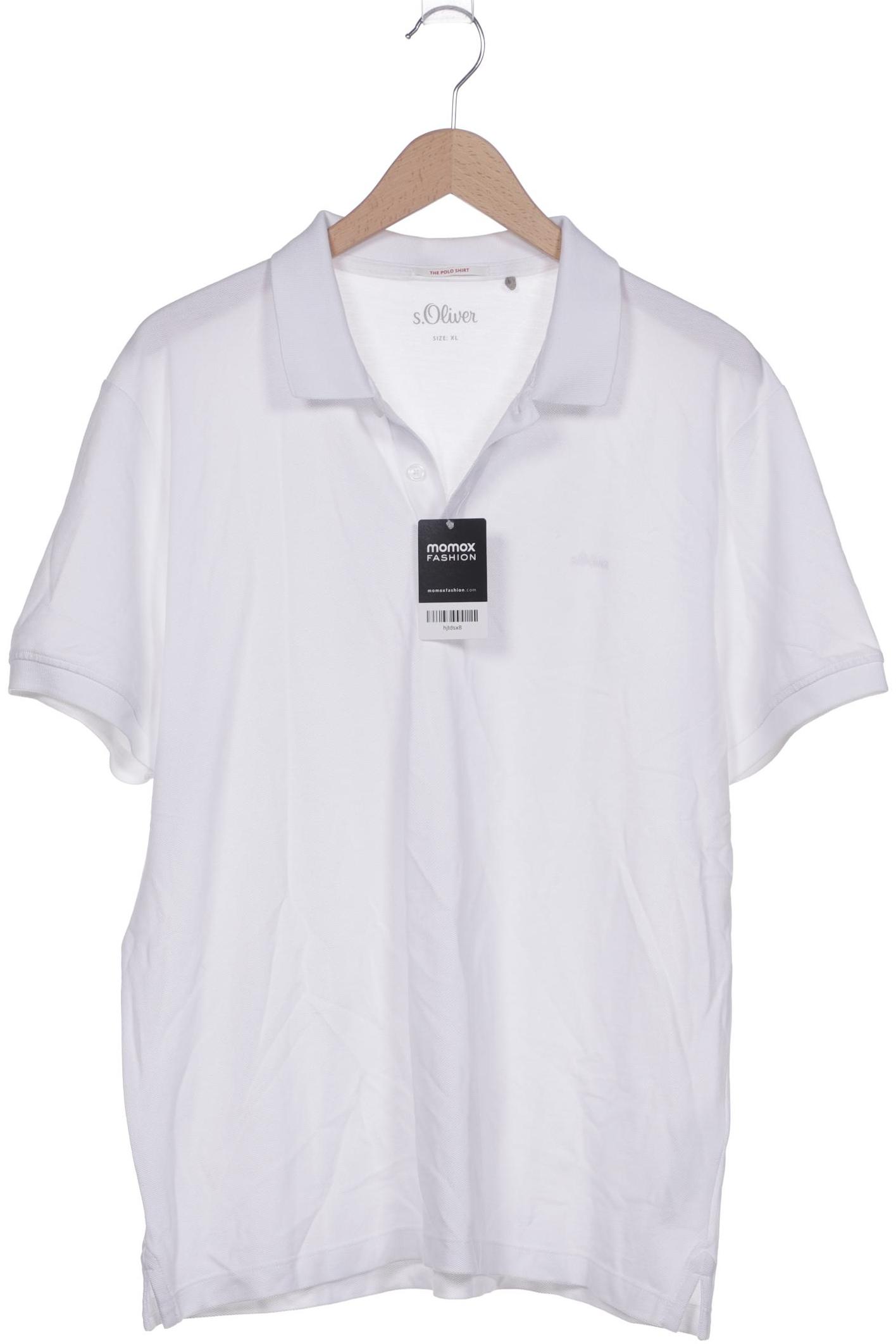 

s.Oliver Herren Poloshirt, weiß, Gr. 54