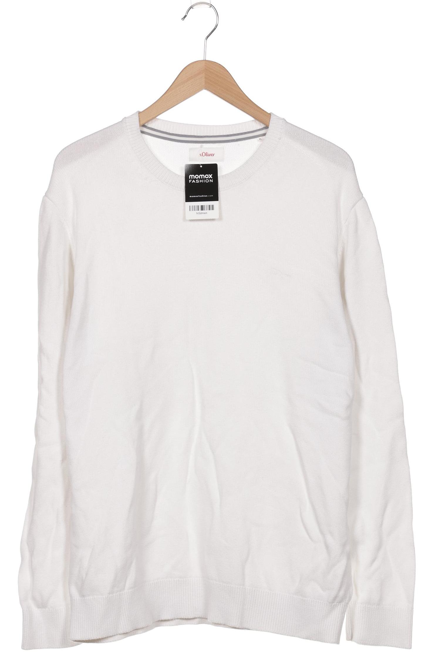 

s.Oliver Herren Pullover, weiß, Gr. 54