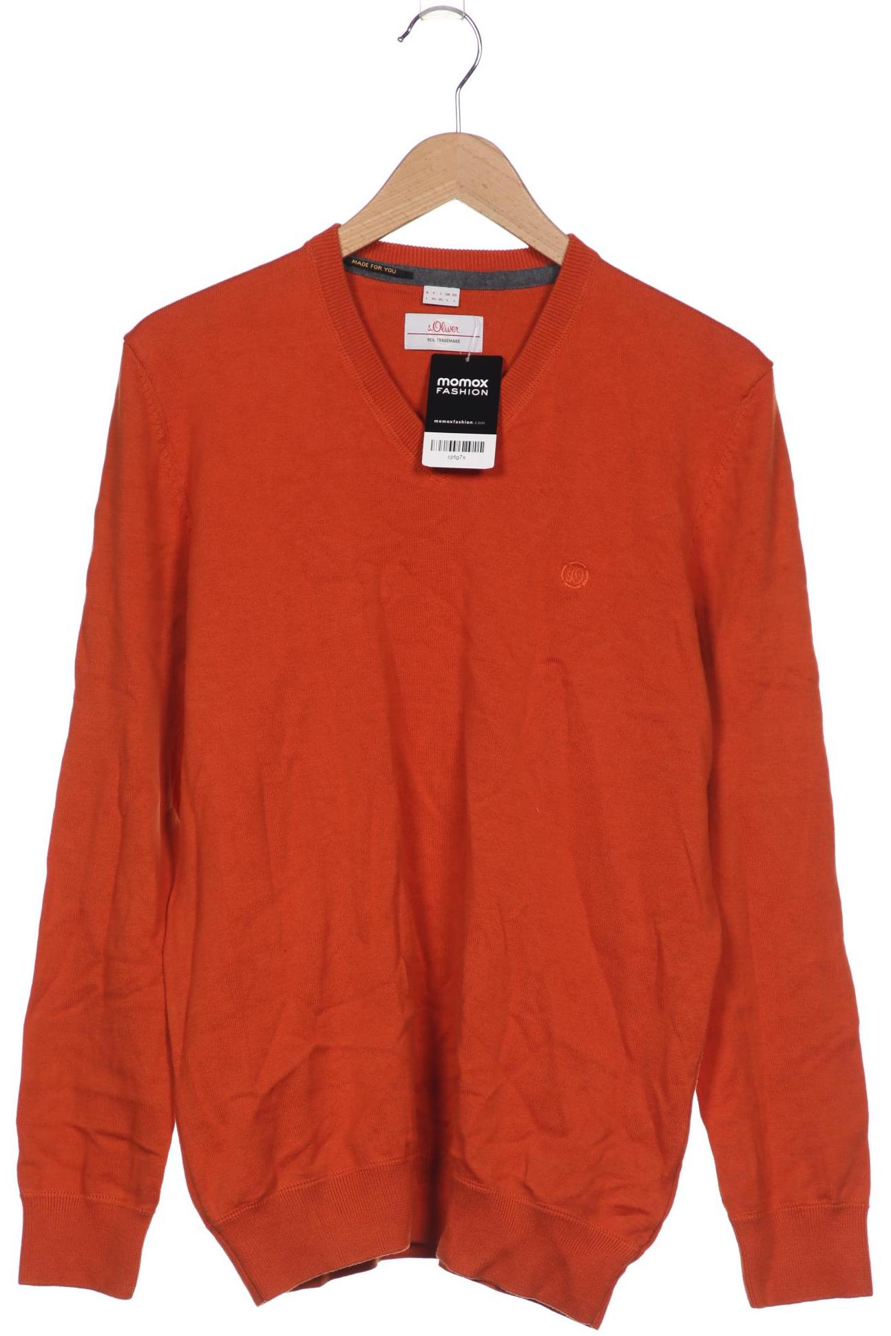 

s.Oliver Herren Pullover, orange, Gr. 52