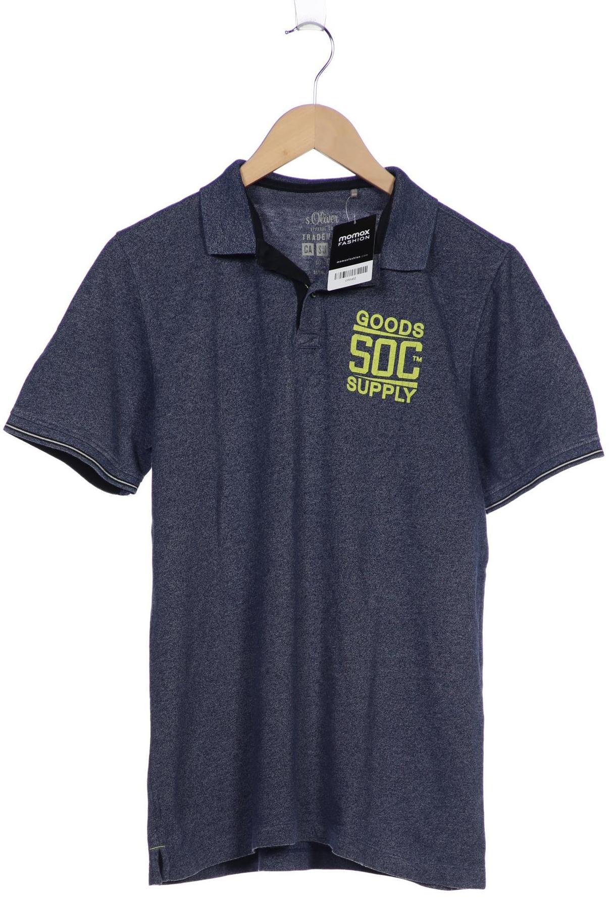 

s.Oliver Herren Poloshirt, marineblau, Gr. 52