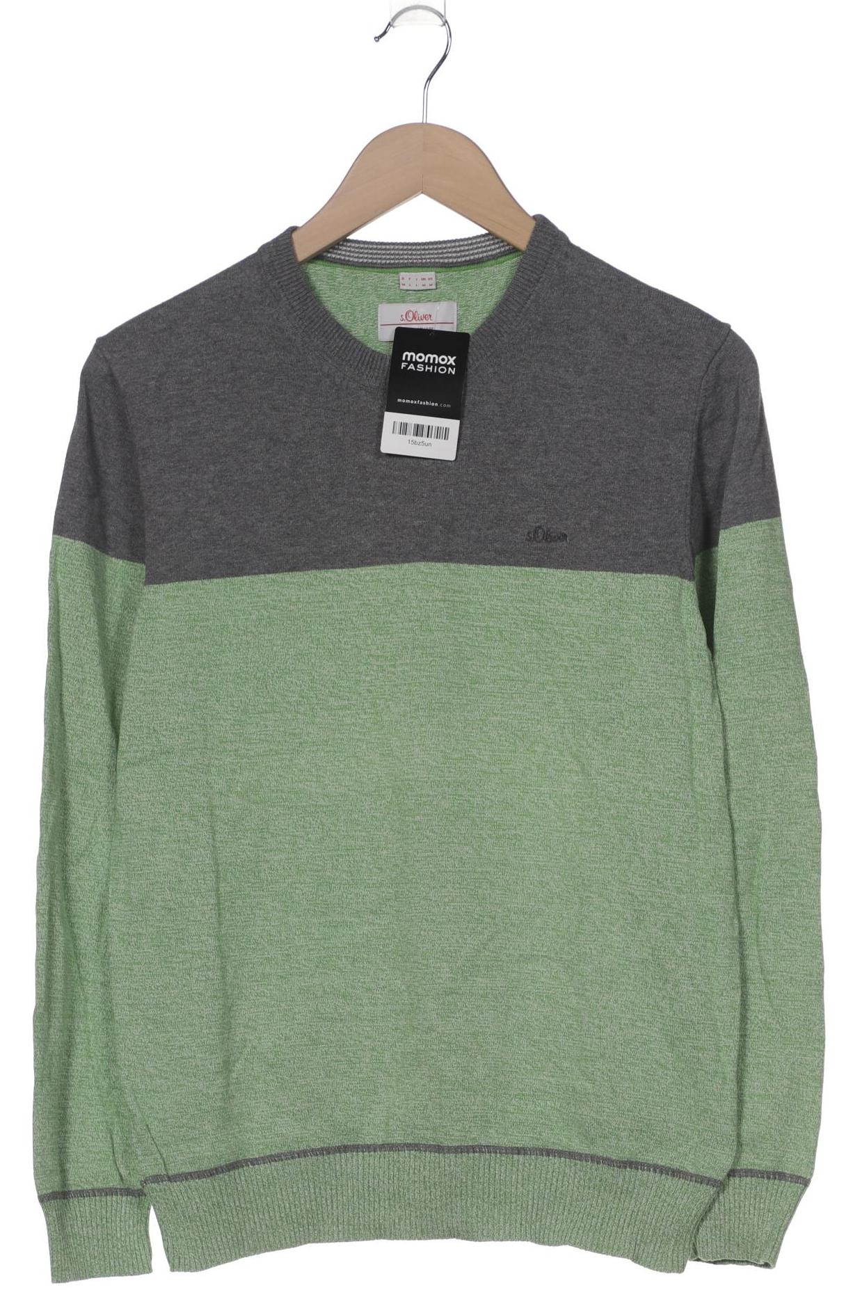 

s.Oliver Herren Pullover, grün, Gr. 48