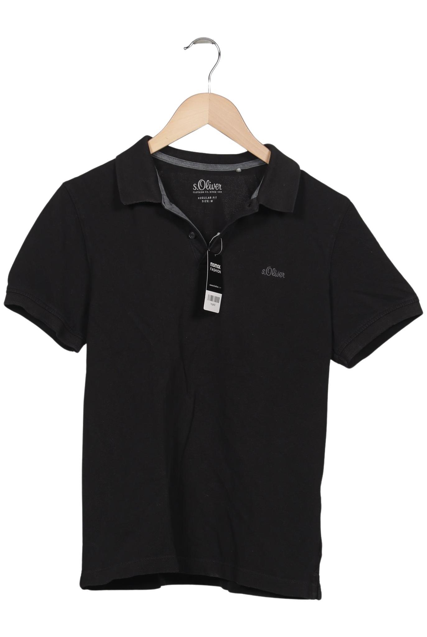 

s.Oliver Herren Poloshirt, schwarz, Gr. 48