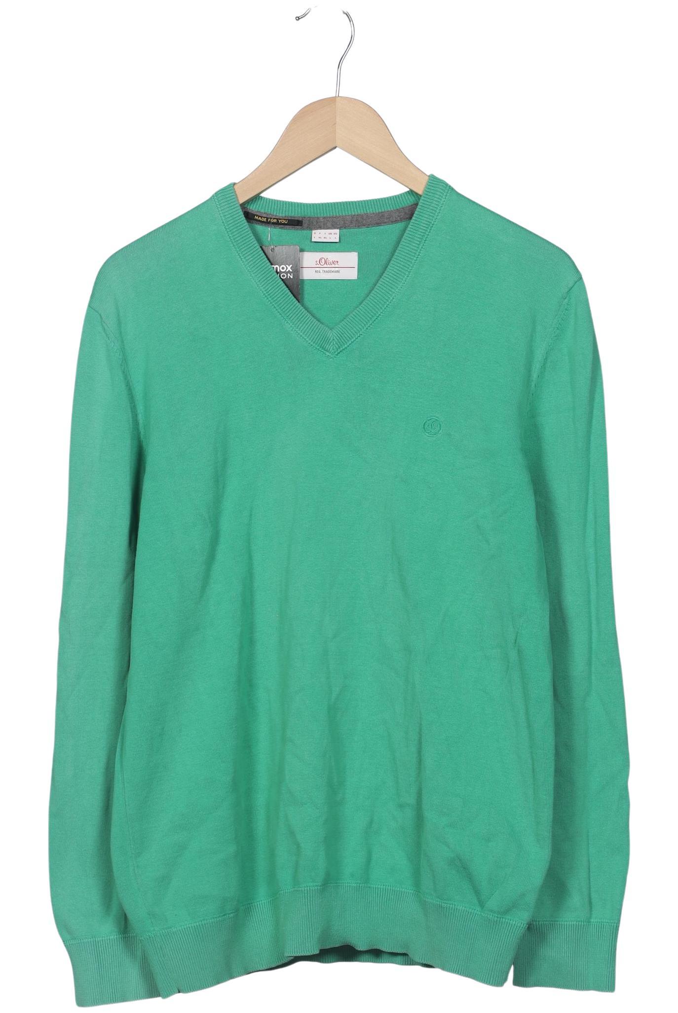

s.Oliver Herren Pullover, grün, Gr. 52