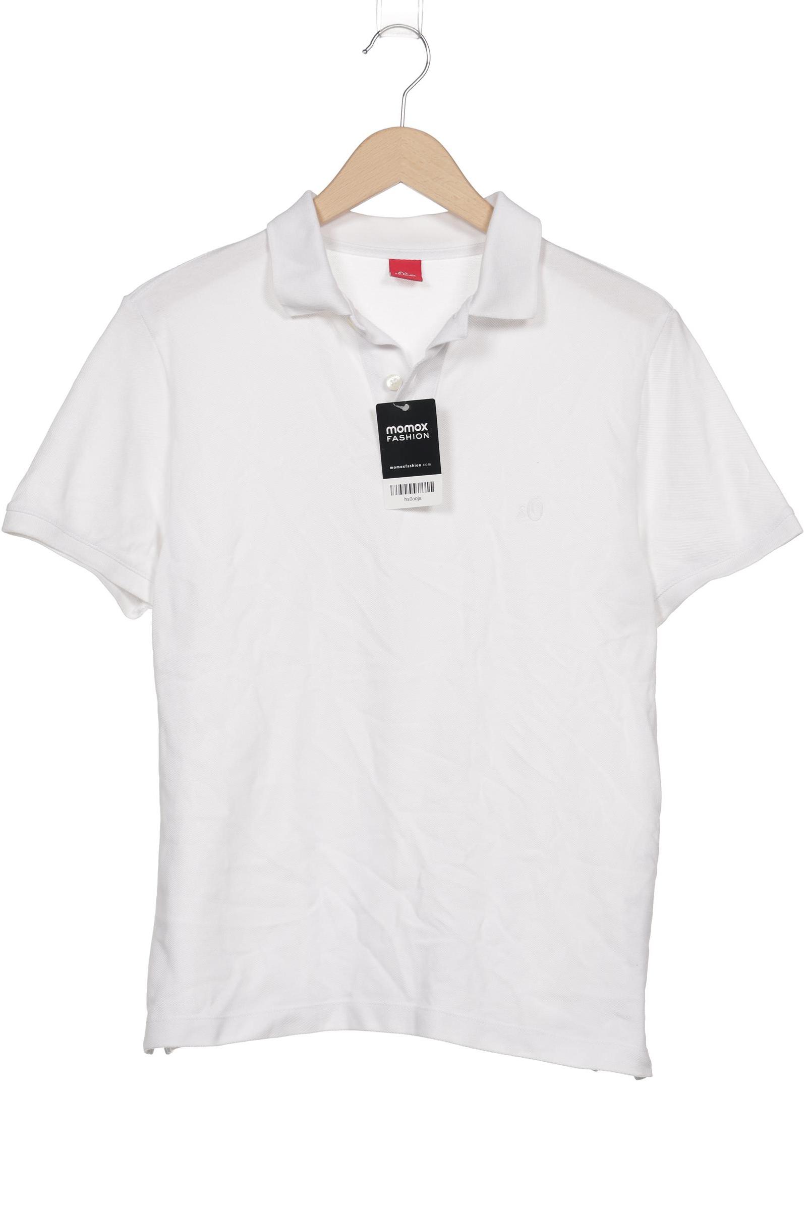 

s.Oliver Herren Poloshirt, weiß, Gr. 48