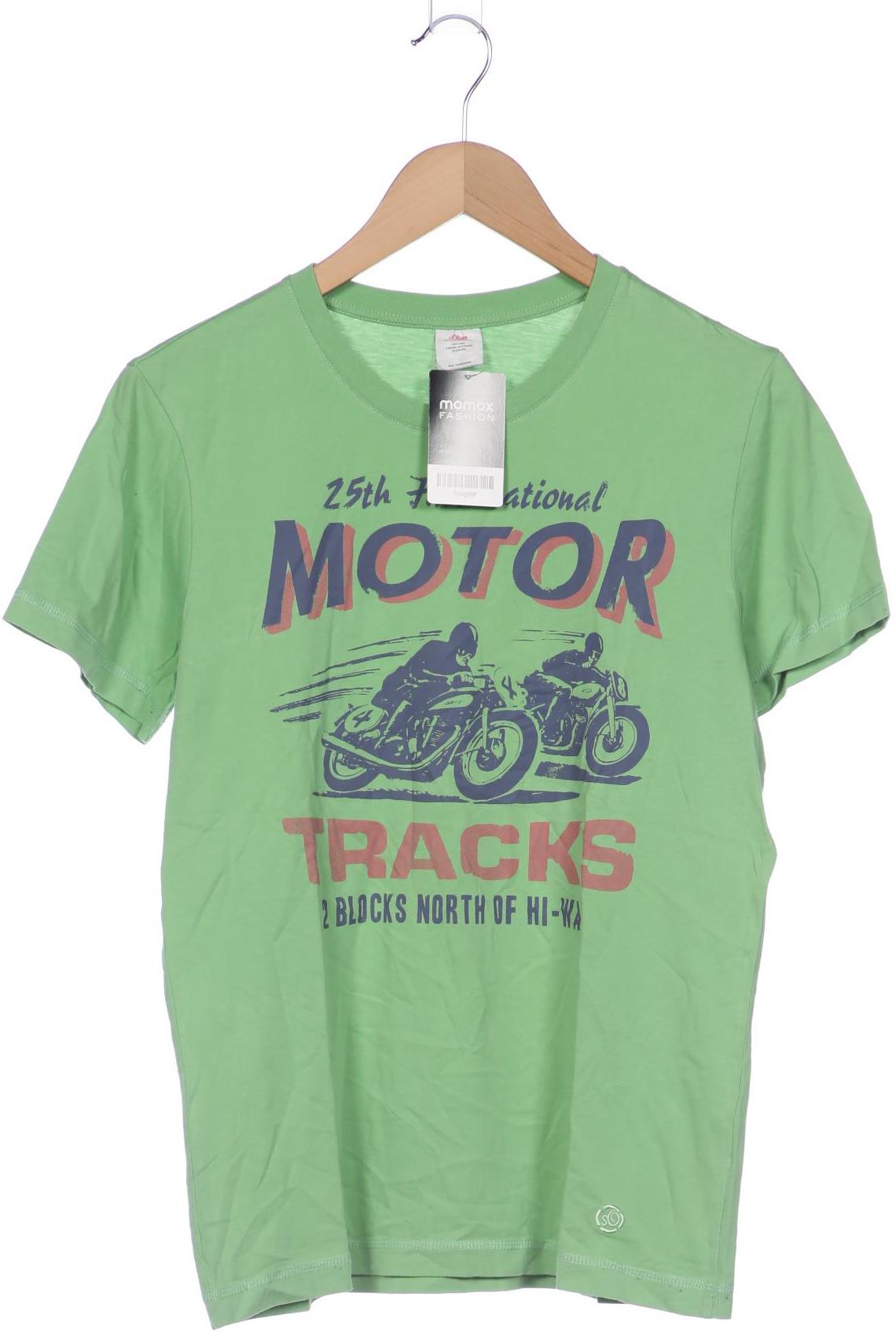 

s.Oliver Herren T-Shirt, grün, Gr. 48