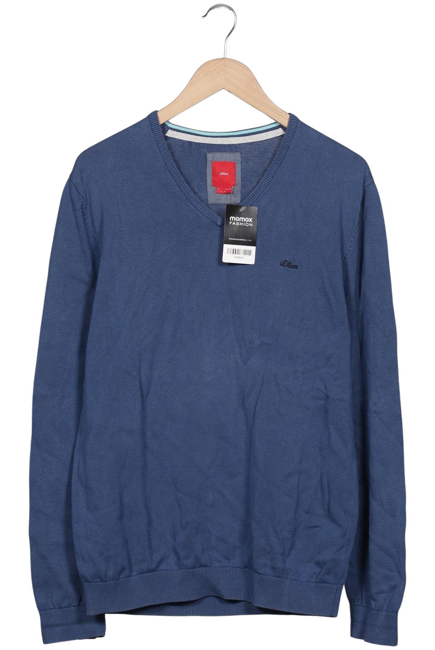 

s.Oliver Herren Pullover, blau, Gr. 52